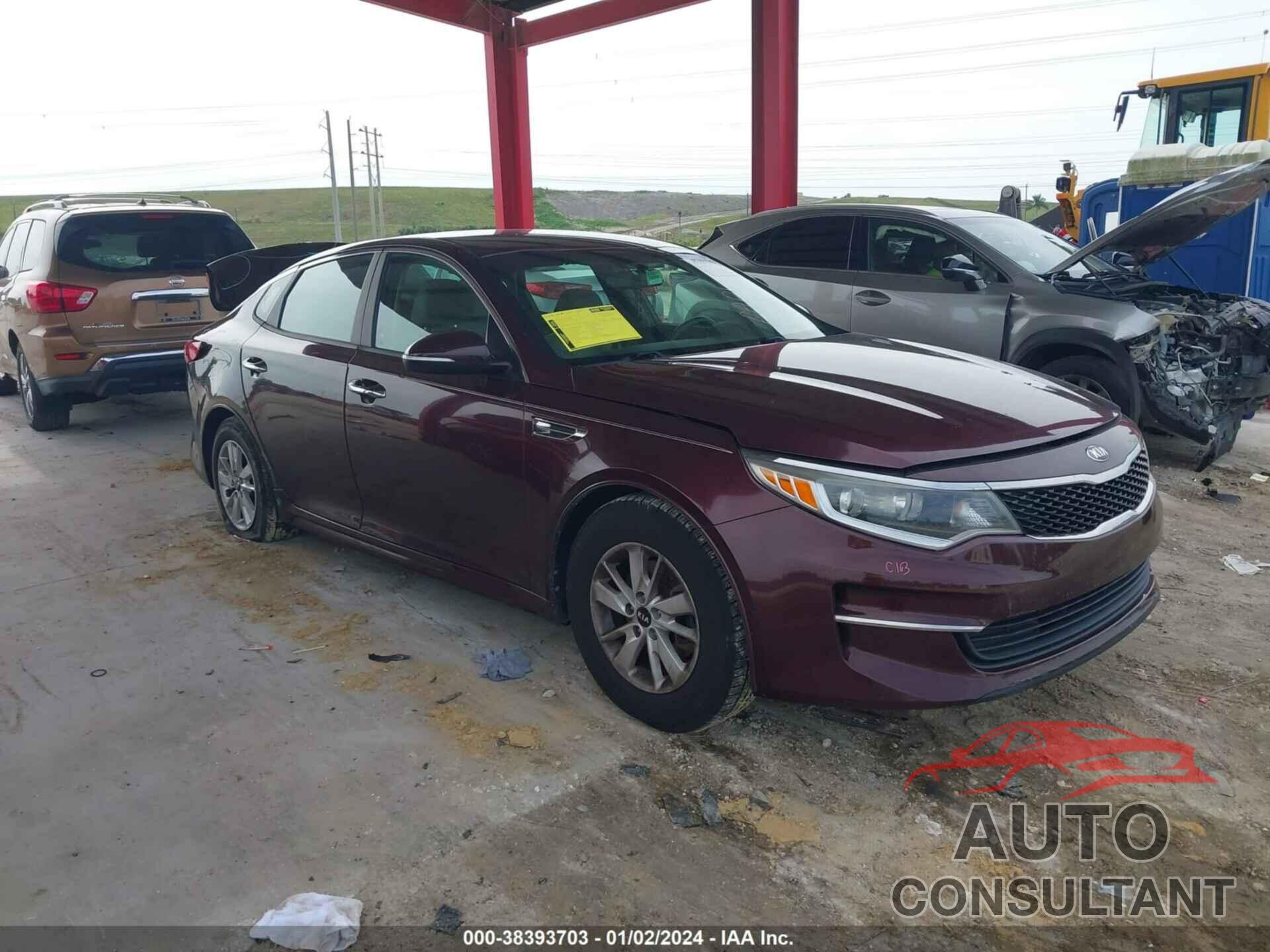 KIA OPTIMA 2016 - 5XXGT4L30GG098300