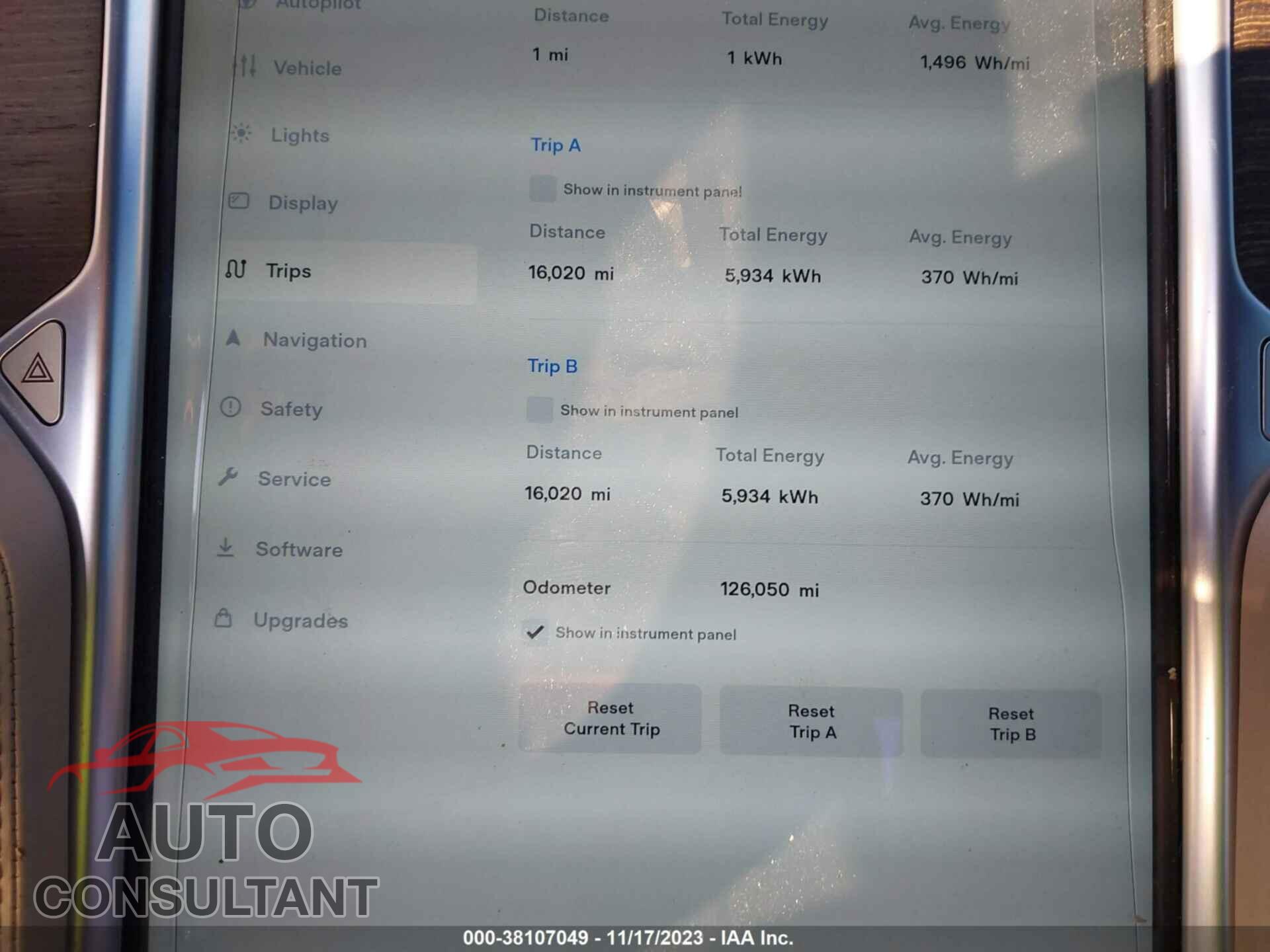 TESLA MODEL S 2016 - 5YJSA1E28GF128035