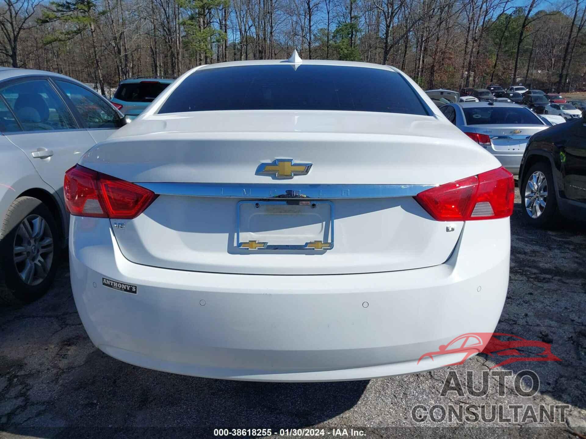 CHEVROLET IMPALA 2016 - 2G1115S38G9135354