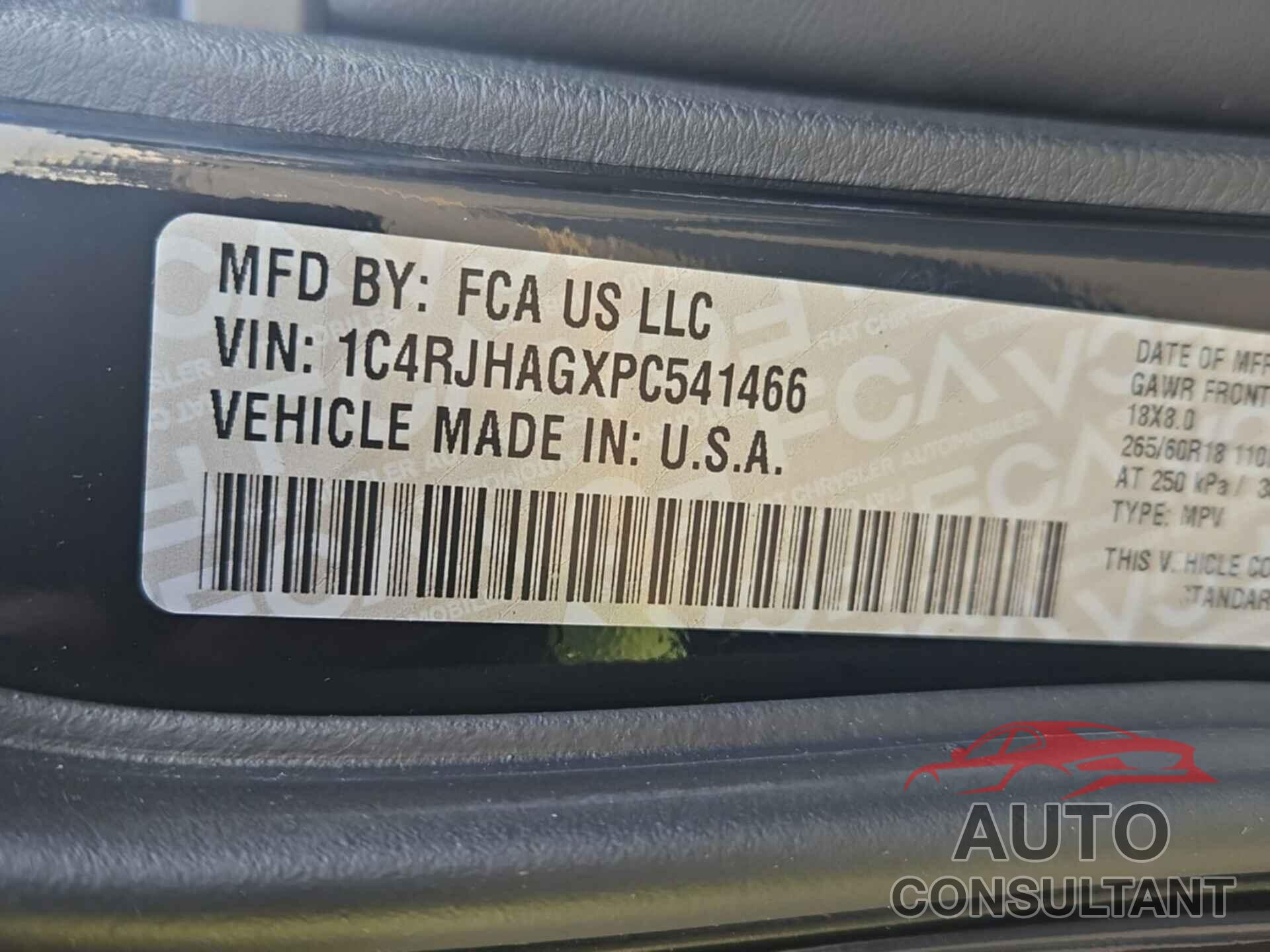 JEEP GRAND CHEROKEE 2023 - 1C4RJHAGXPC541466