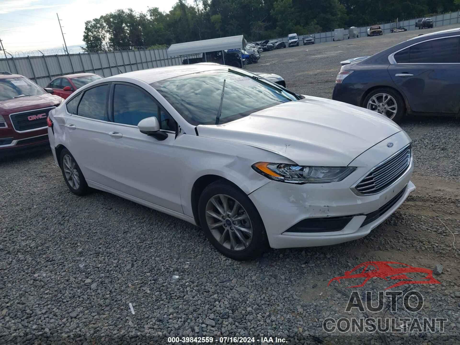 FORD FUSION 2017 - 3FA6P0H7XHR327904