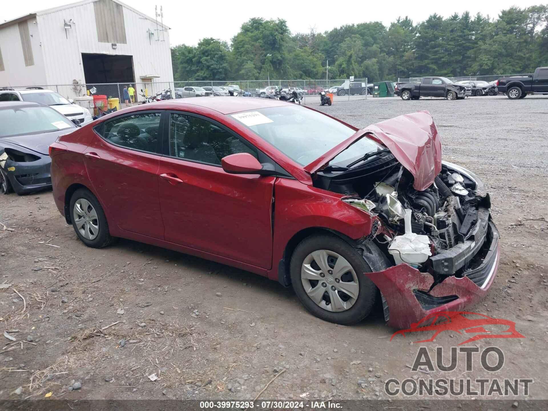 HYUNDAI ELANTRA 2016 - 5NPDH4AE4GH720507