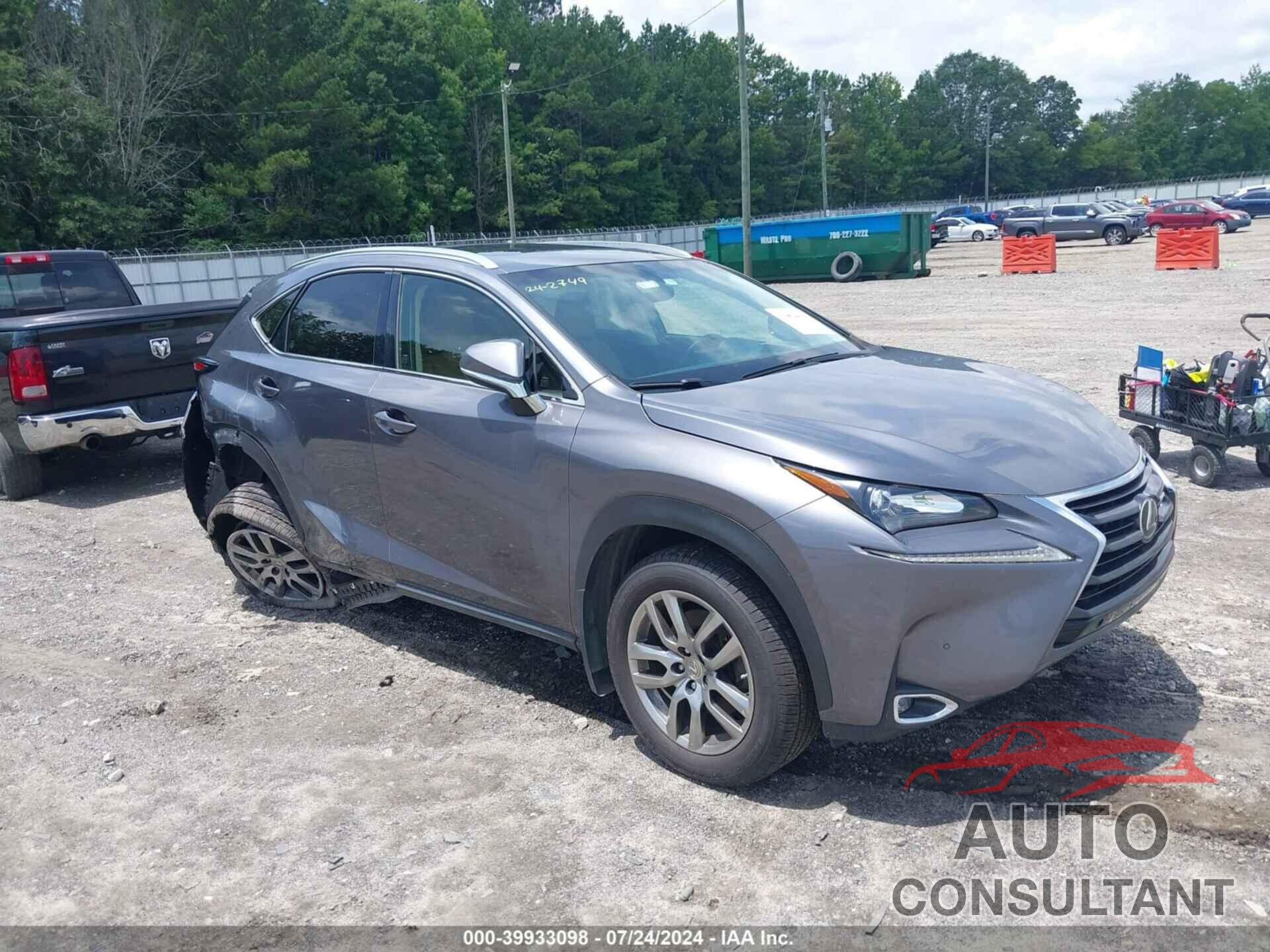 LEXUS NX 200T 2016 - JTJBARBZ5G2083524