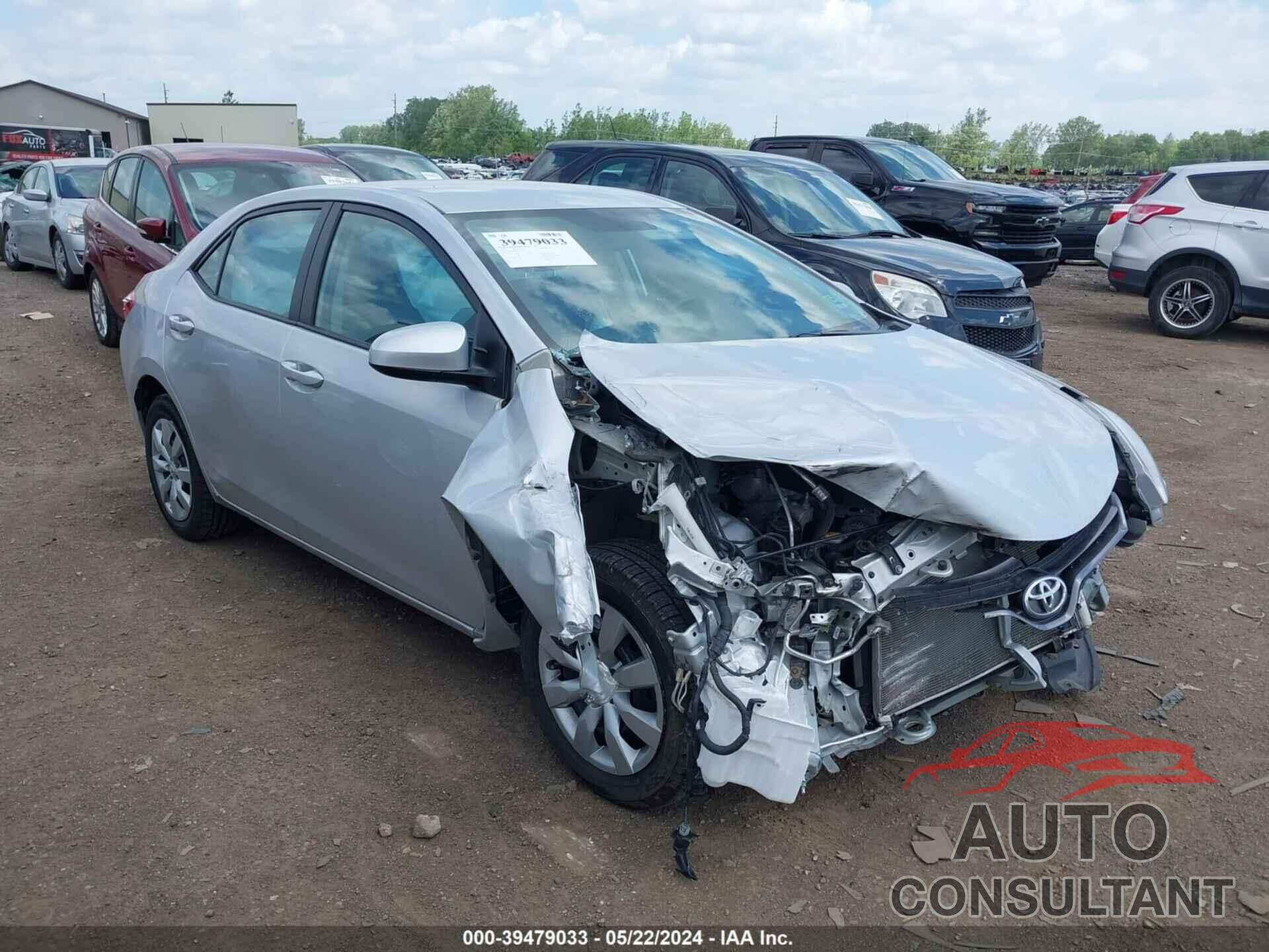 TOYOTA COROLLA 2016 - 2T1BURHE0GC578343