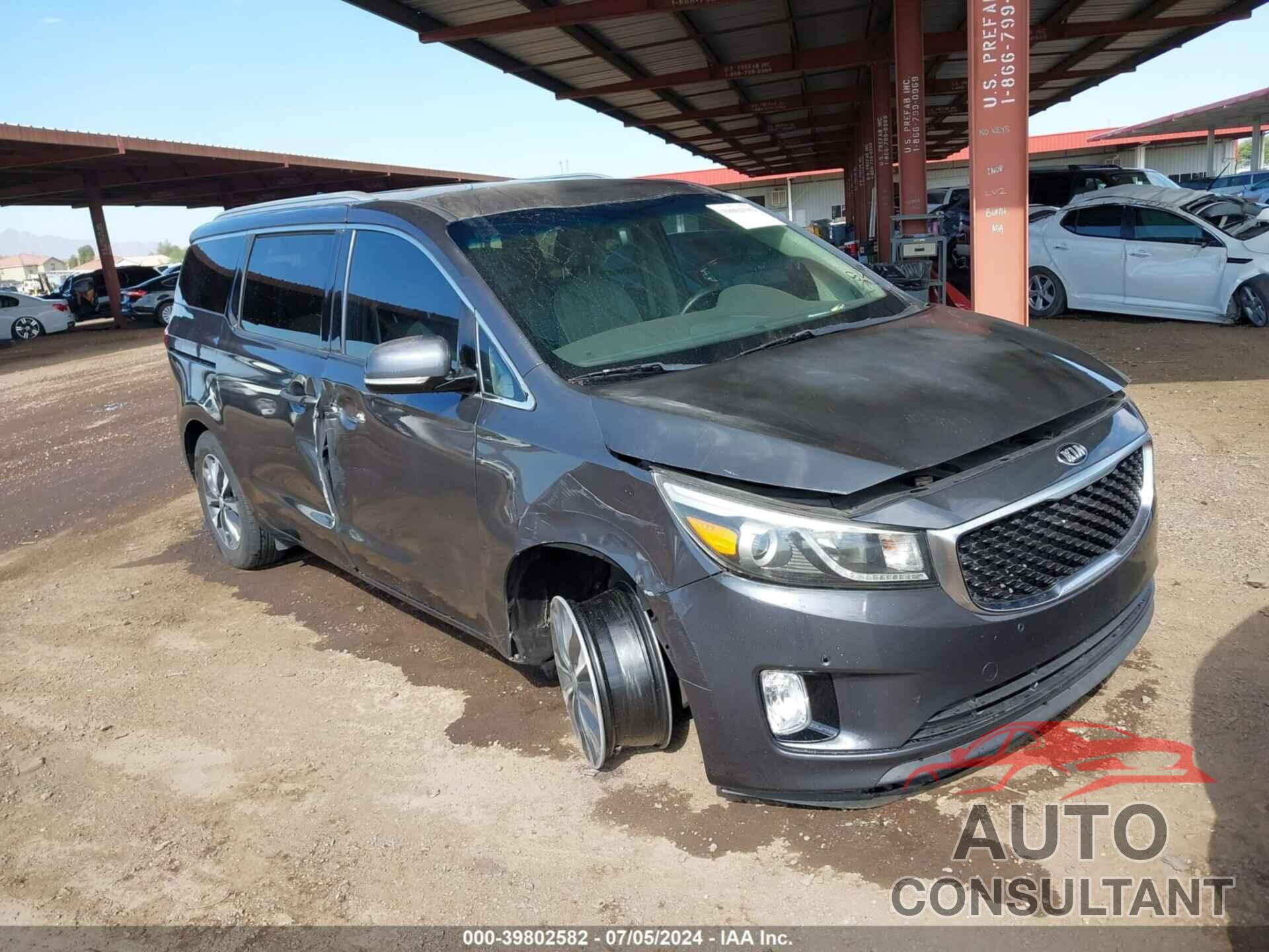 KIA SEDONA 2018 - KNDMC5C18J6400283