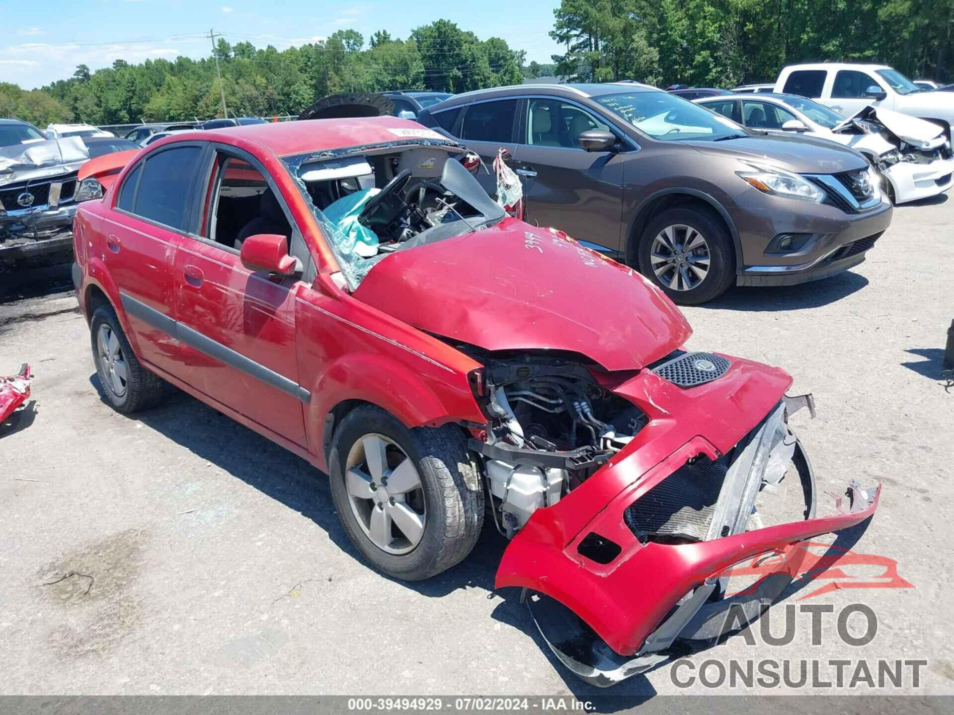KIA RIO 2009 - KNADE223896509668