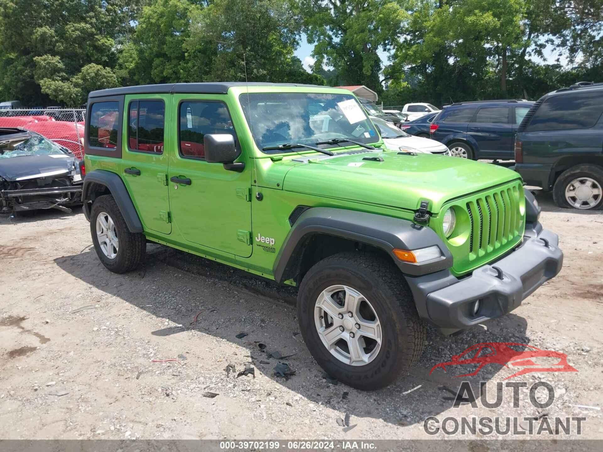 JEEP WRANGLER UNLIMITED 2020 - 1C4HJXDG6LW141138