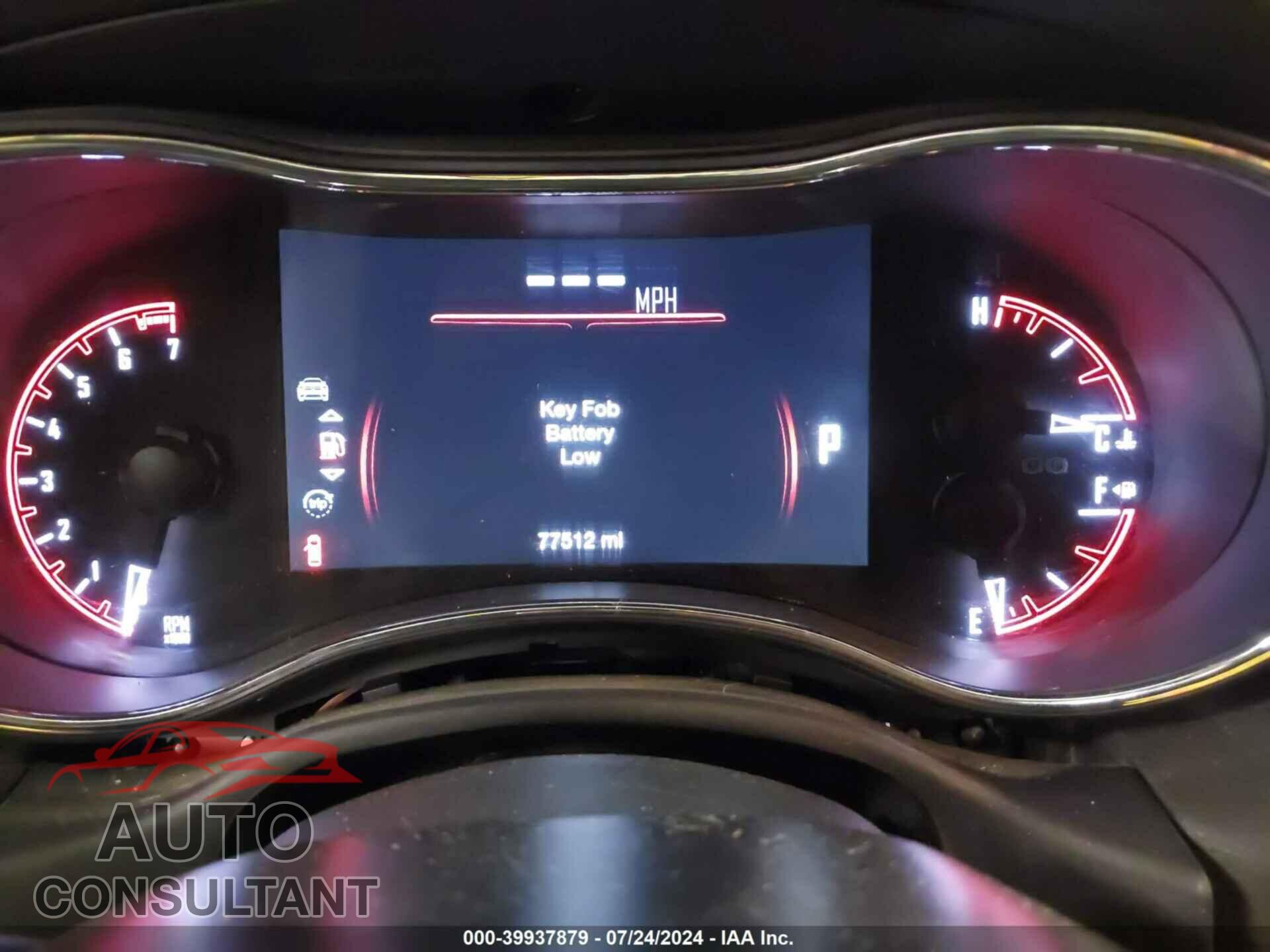 DODGE DURANGO 2017 - 1C4RDJDG1HC858872