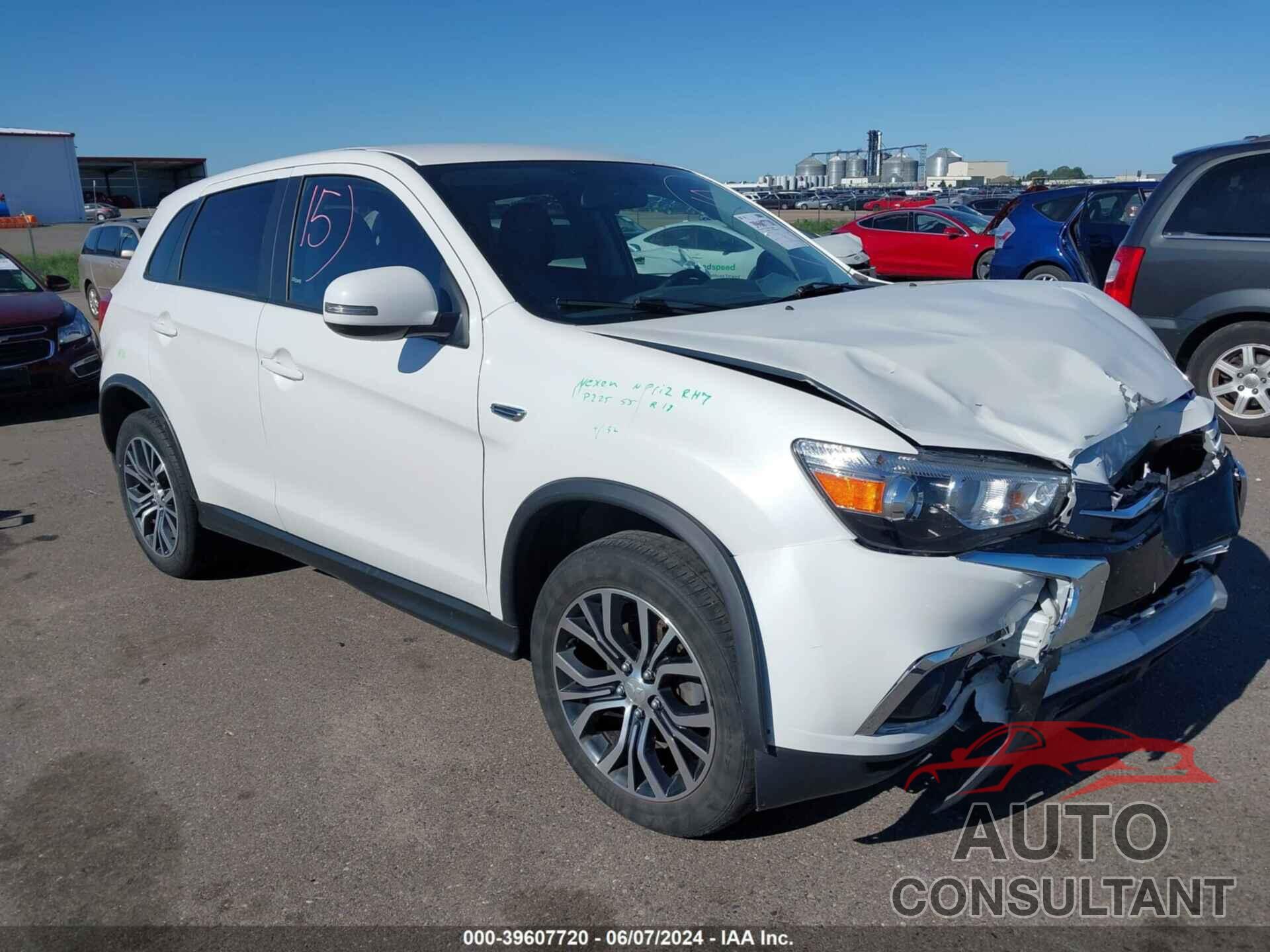 MITSUBISHI OUTLANDER SPORT 2018 - JA4AR3AW3JU011416