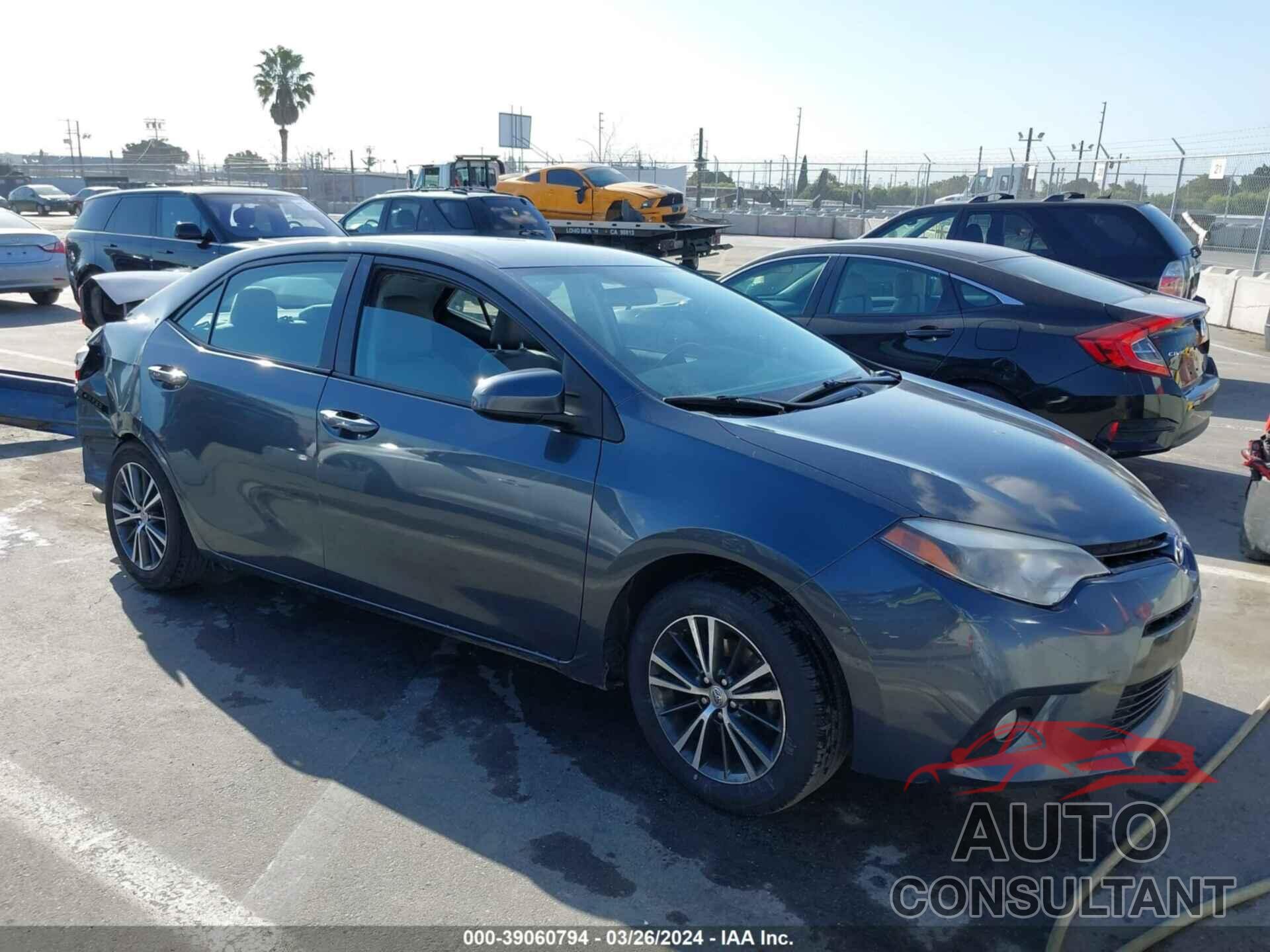 TOYOTA COROLLA 2016 - 5YFBURHE5GP511074