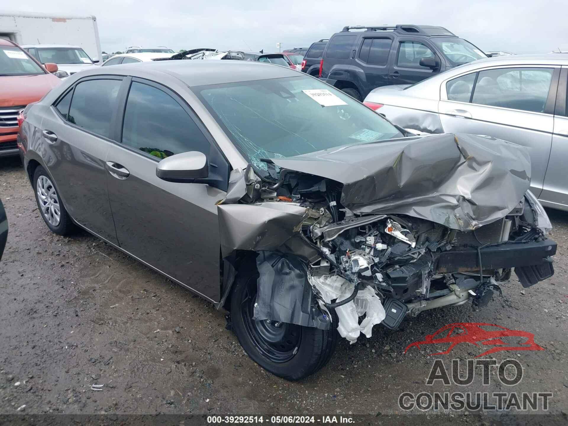 TOYOTA COROLLA 2019 - 2T1BURHE6KC204313