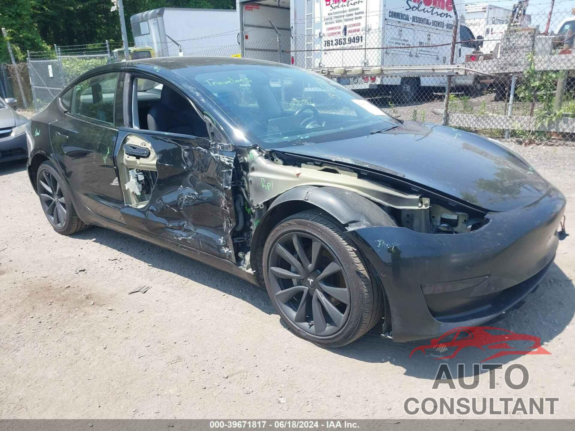 TESLA MODEL 3 2018 - 5YJ3E1EBXJF170495