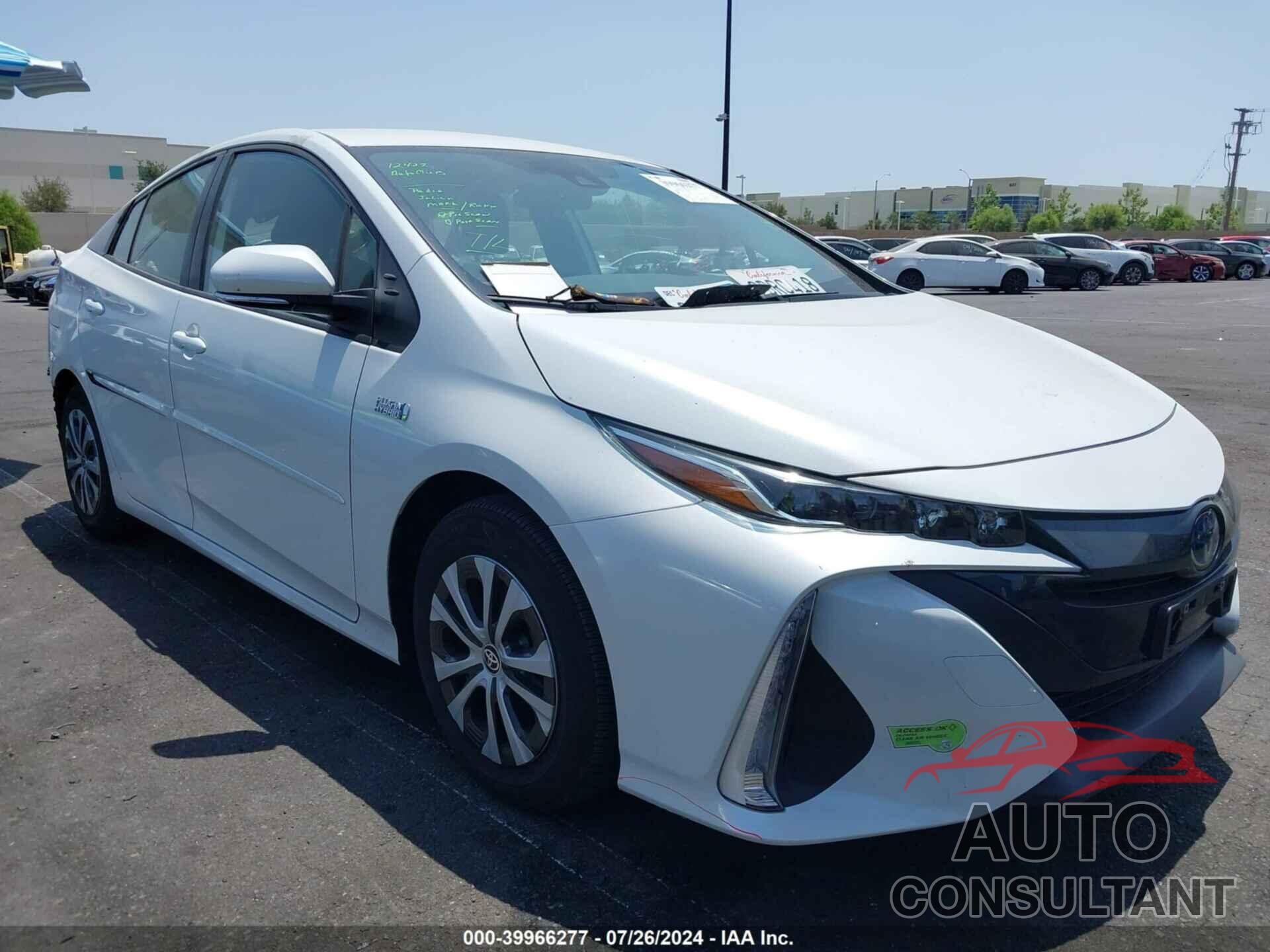 TOYOTA PRIUS PRIME 2022 - JTDKAMFP9N3226092