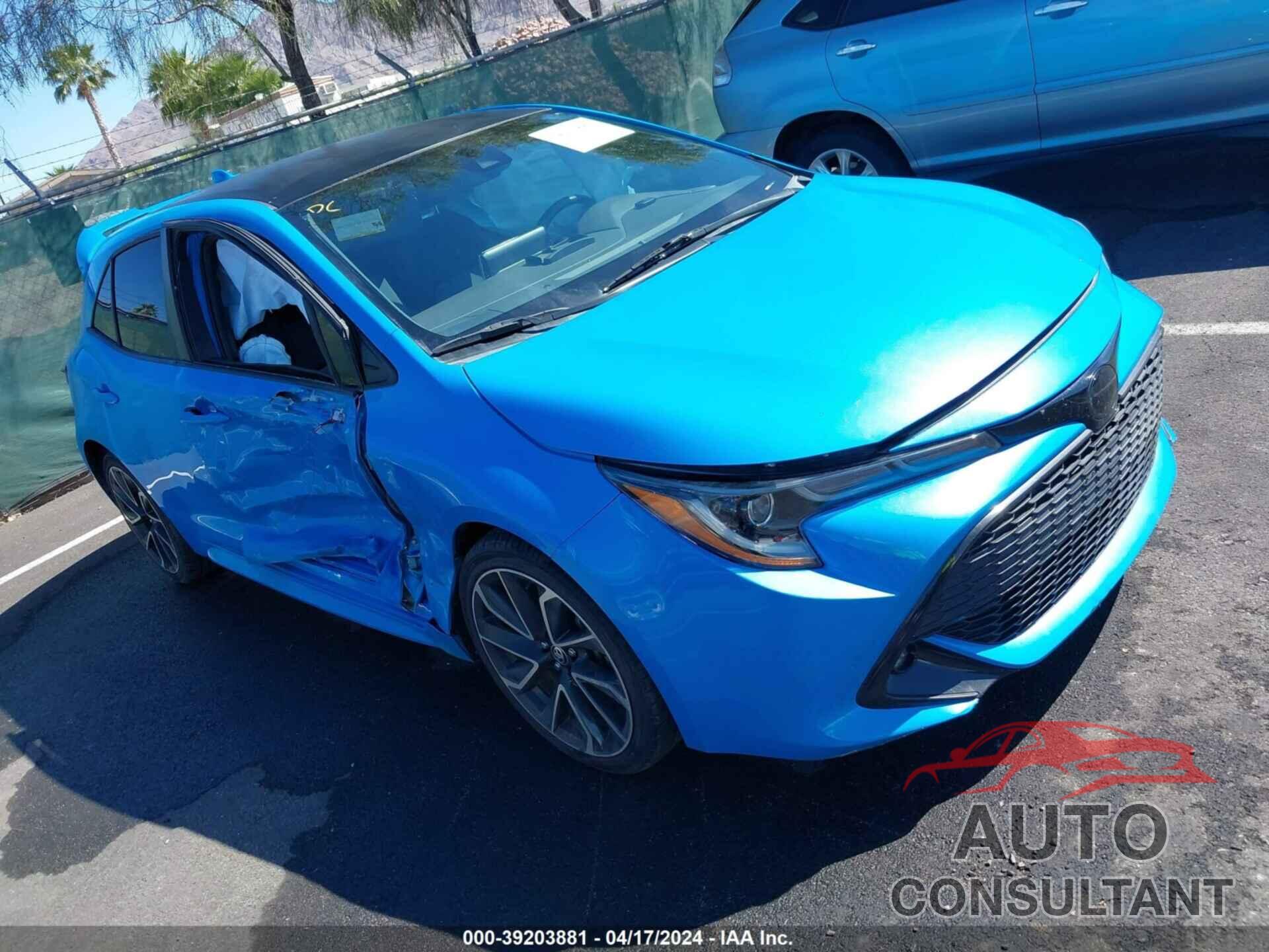 TOYOTA COROLLA 2019 - JTNK4RBE9K3050788