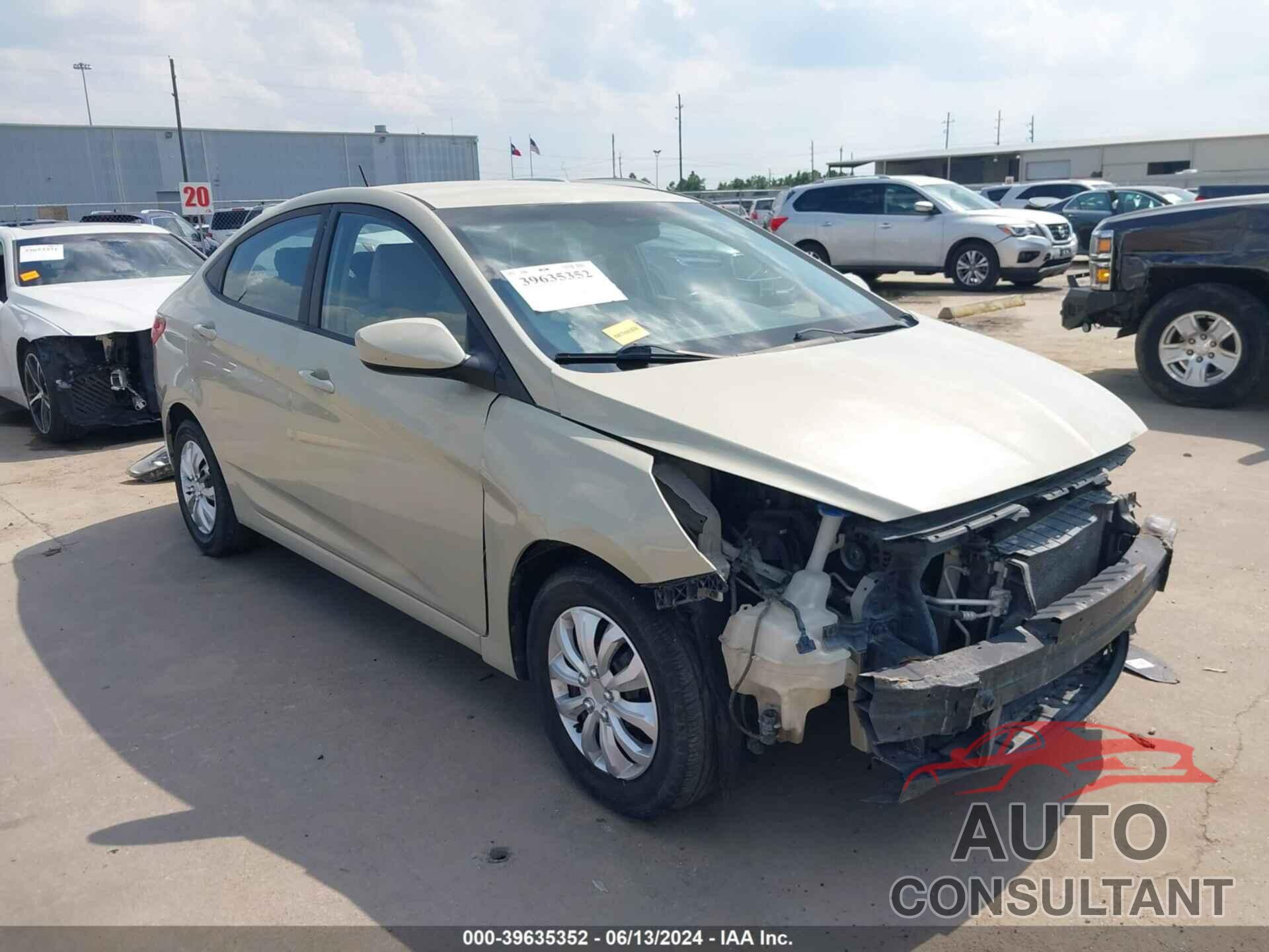 HYUNDAI ACCENT 2016 - KMHCT4AE8GU967010