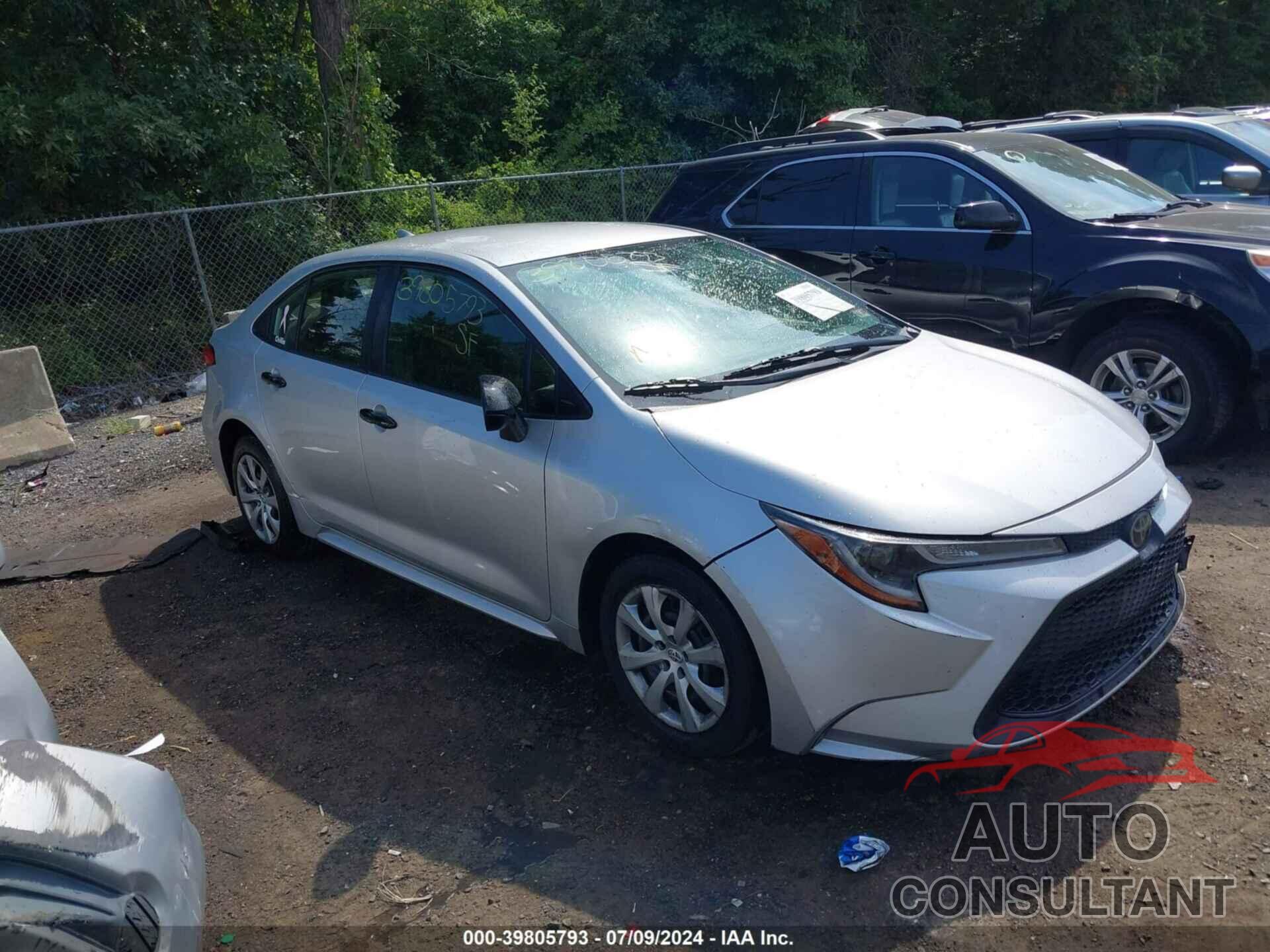 TOYOTA COROLLA 2020 - JTDEPRAE1LJ022989