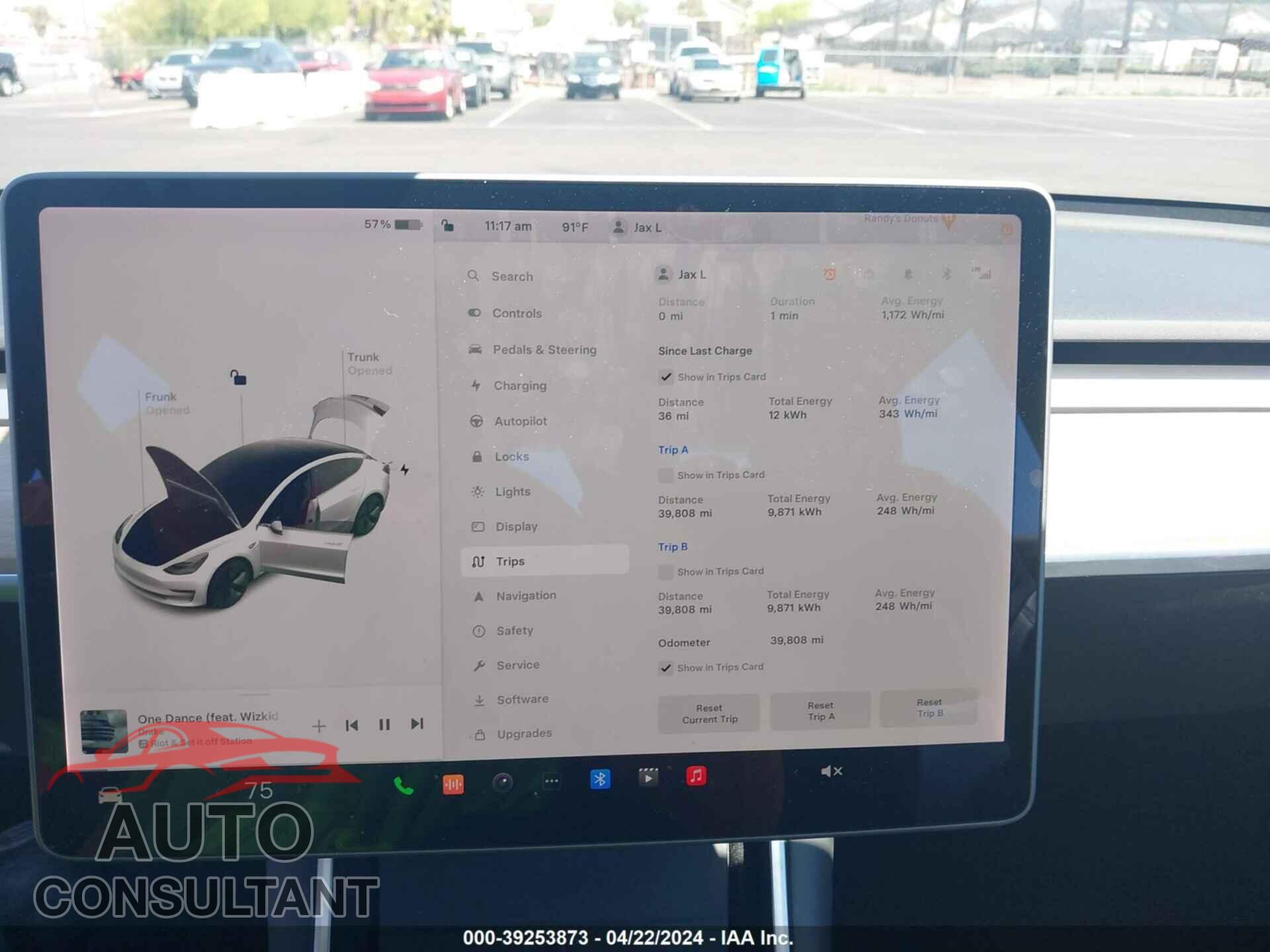 TESLA MODEL 3 2020 - 5YJ3E1EB8LF800937