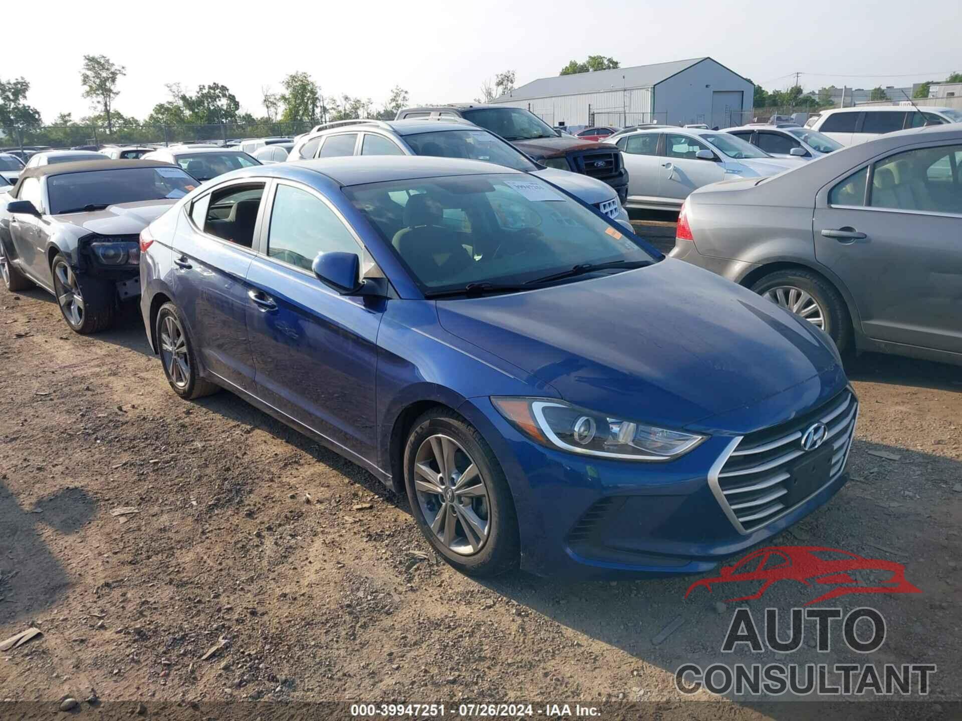 HYUNDAI ELANTRA 2018 - 5NPD84LF3JH371000