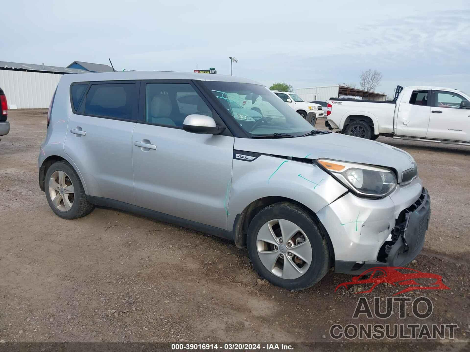 KIA SOUL 2016 - KNDJN2A26G7822563