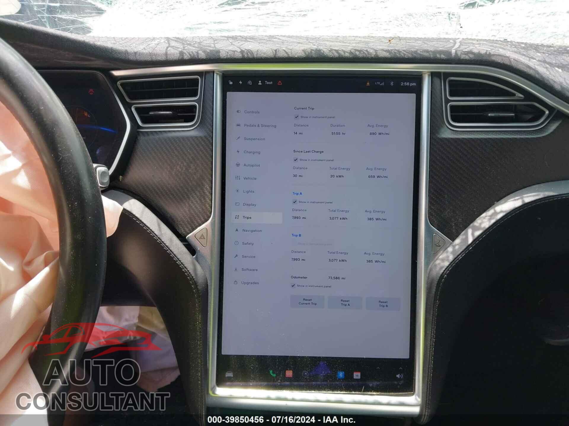 TESLA MODEL S 2017 - 5YJSA1E48HF200158