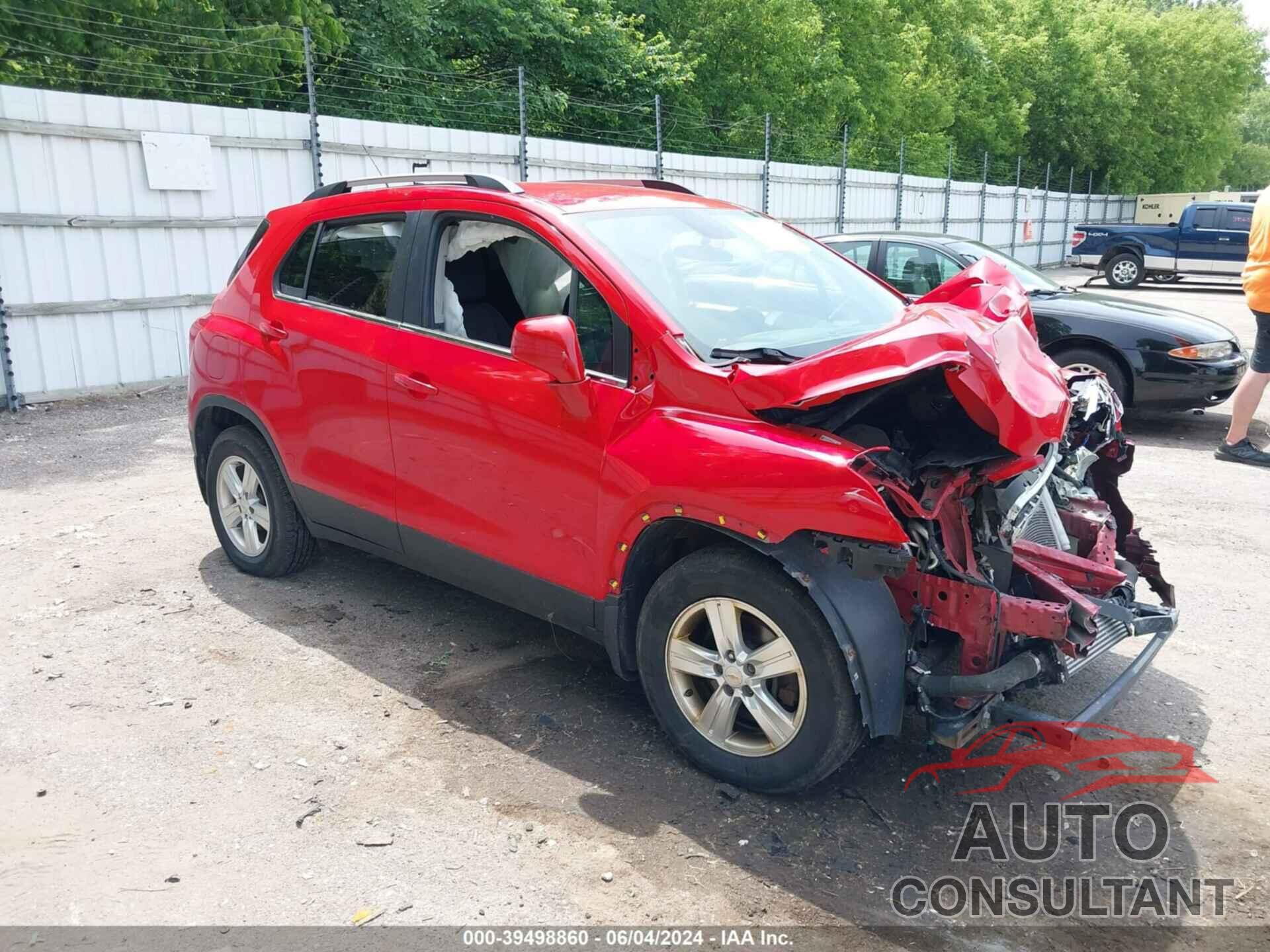 CHEVROLET TRAX 2016 - KL7CJLSB4GB688445