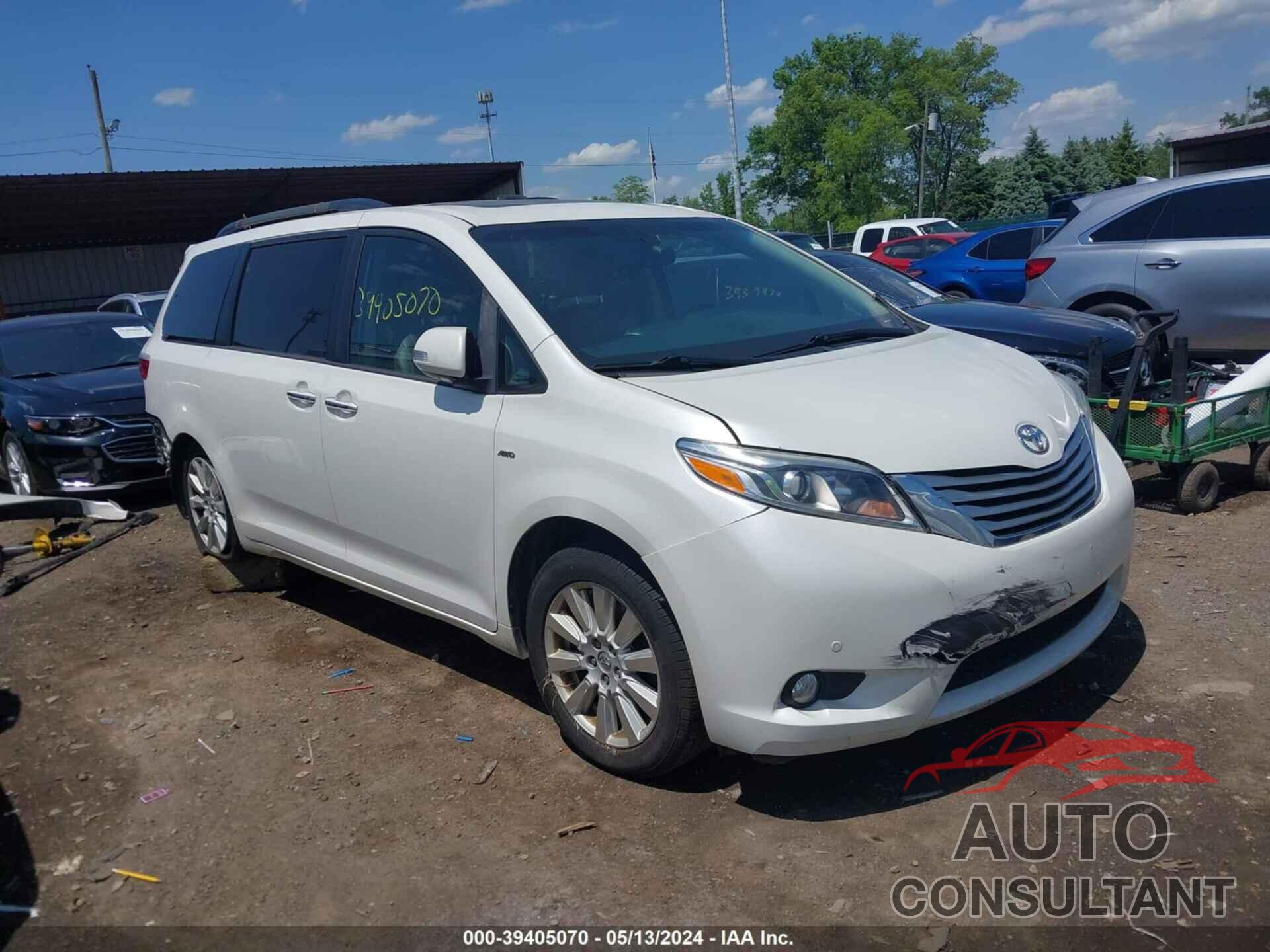 TOYOTA SIENNA 2017 - 5TDDZ3DC2HS179745