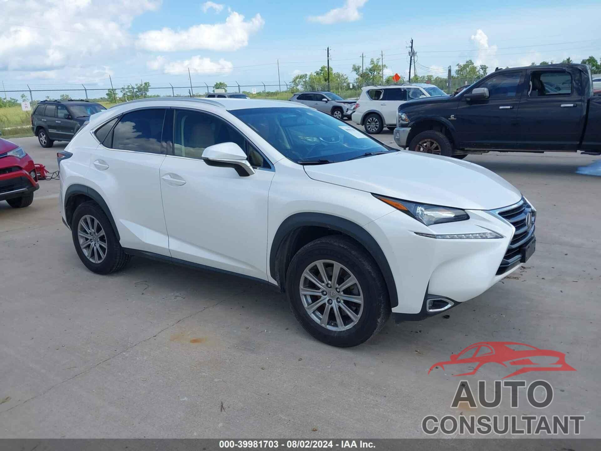 LEXUS NX 200T 2017 - JTJYARBZ2H2067633