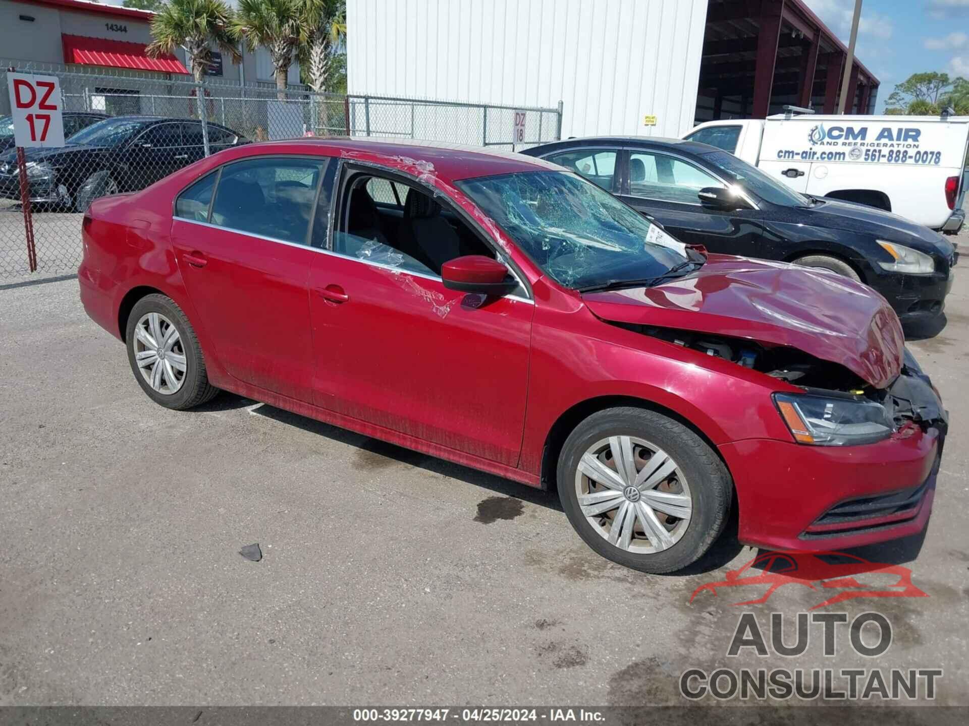 VOLKSWAGEN JETTA 2017 - 3VW2B7AJ1HM390776