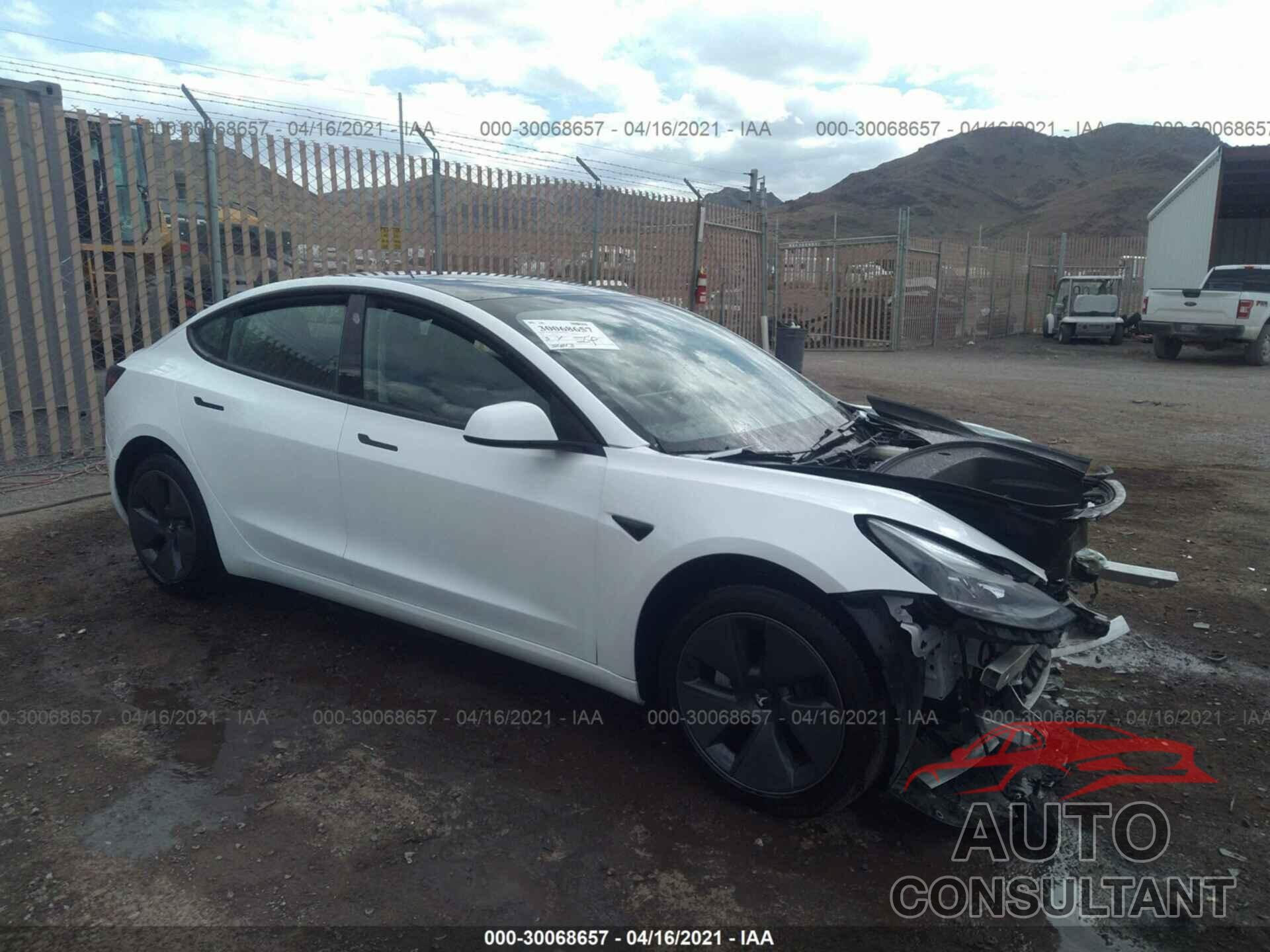 TESLA MODEL 3 2021 - 5YJ3E1EA1MF878713