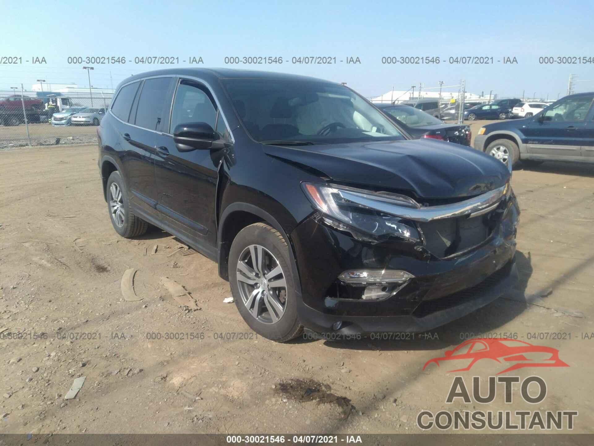 HONDA PILOT 2017 - 5FNYF5H58HB007614
