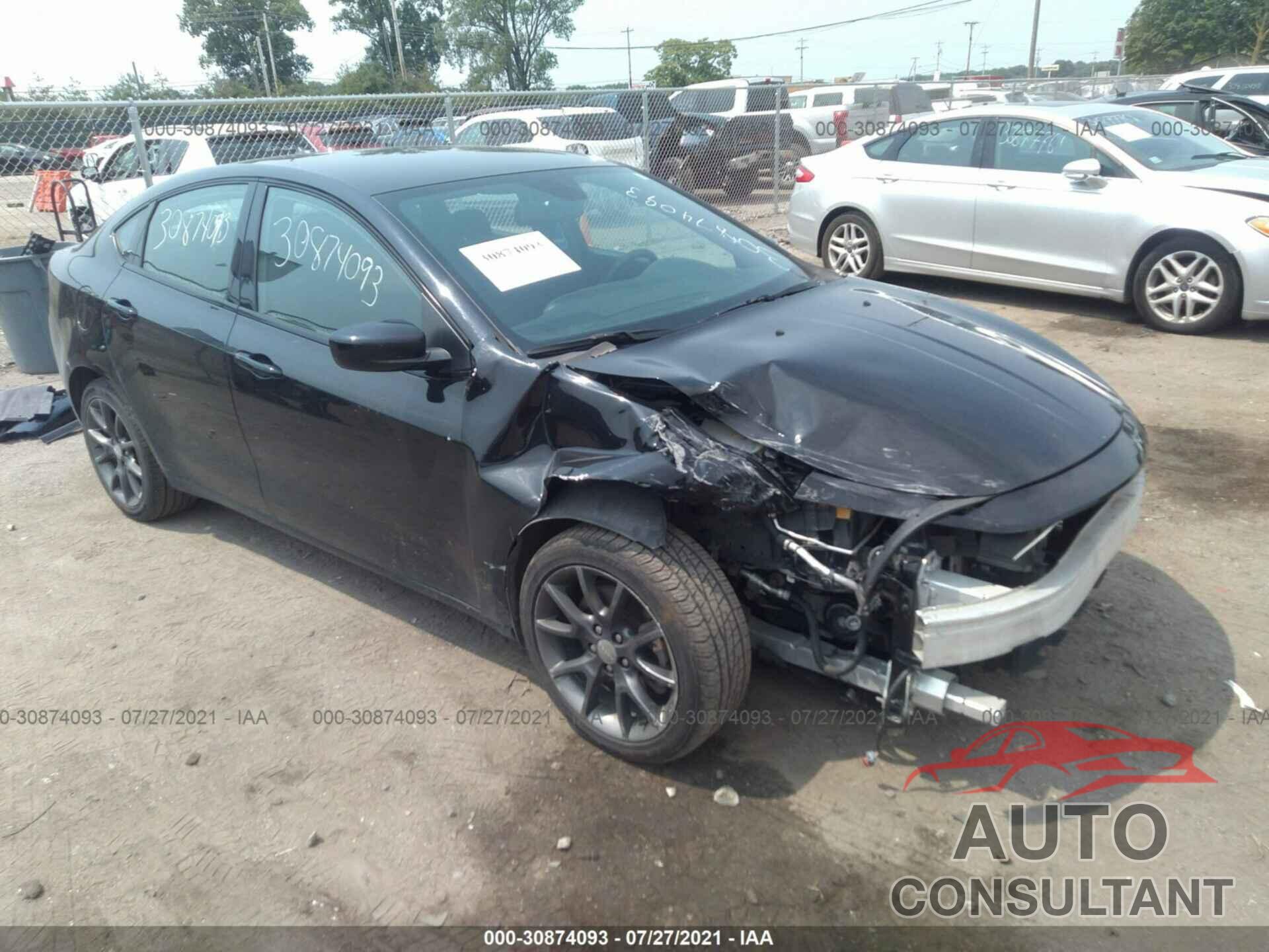 DODGE DART 2016 - 1C3CDFBB2GD680784