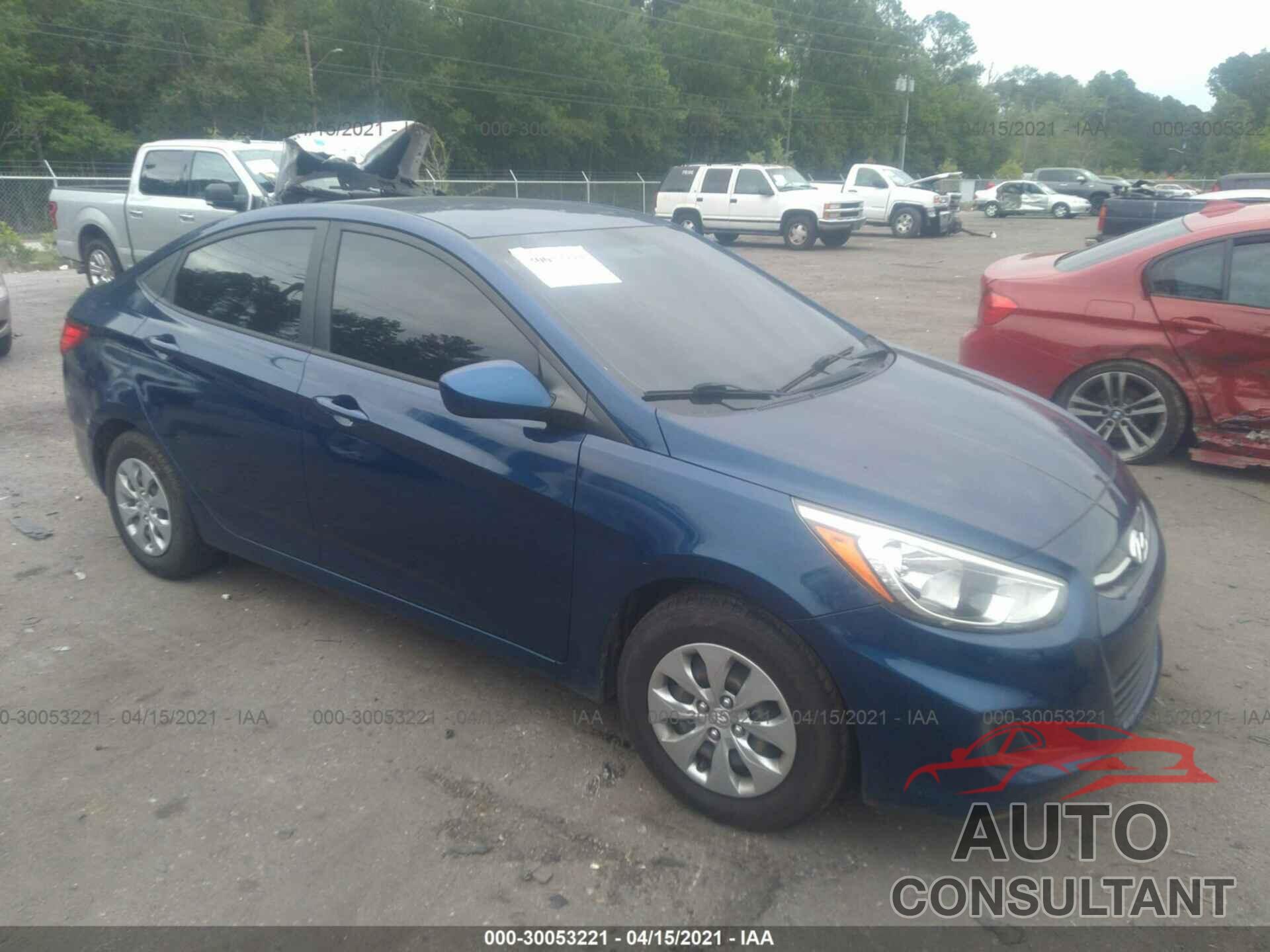 HYUNDAI ACCENT 2017 - KMHCT4AE6HU195186