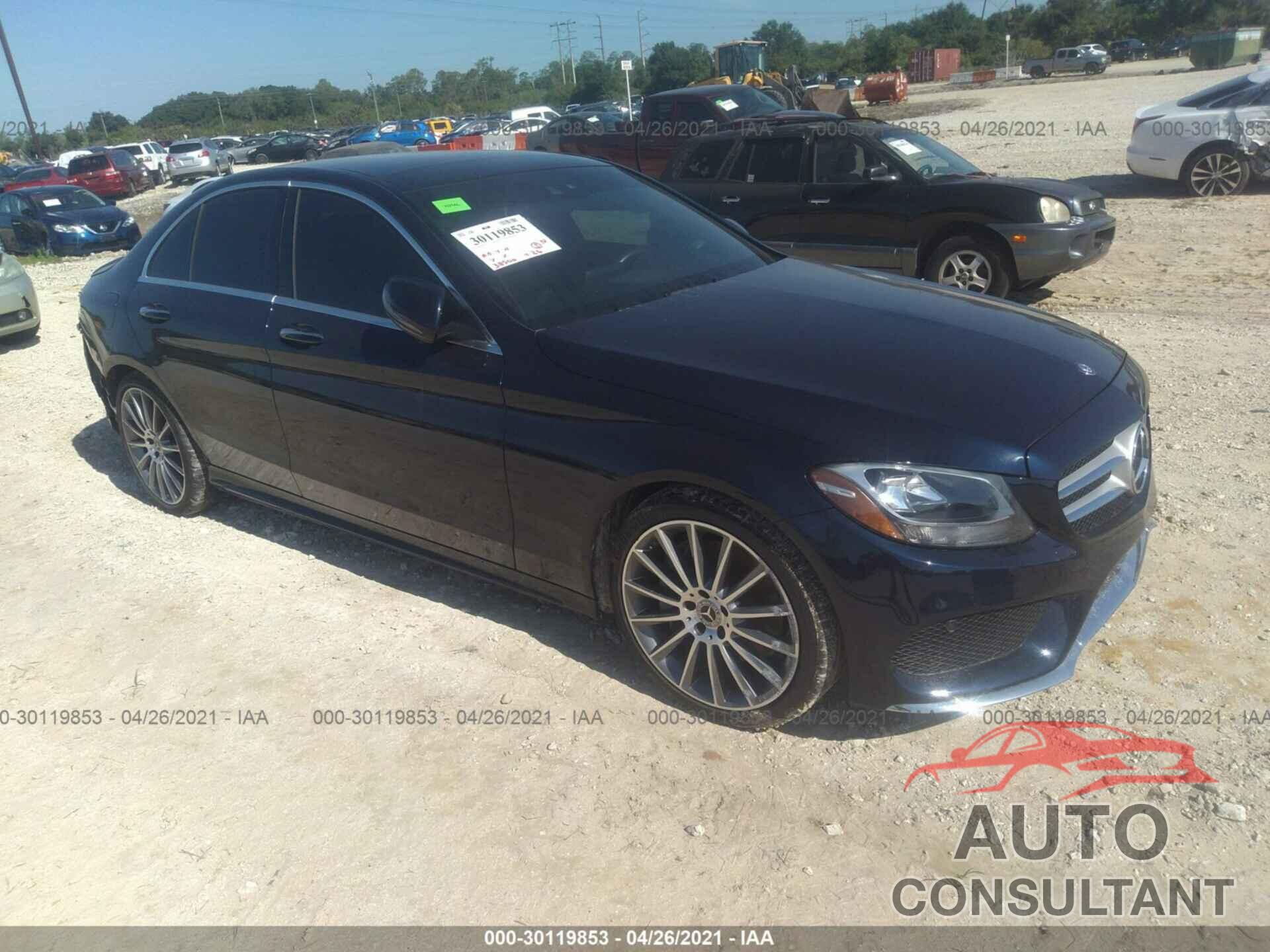 MERCEDES-BENZ C-CLASS 2017 - 55SWF4JB3HU207283