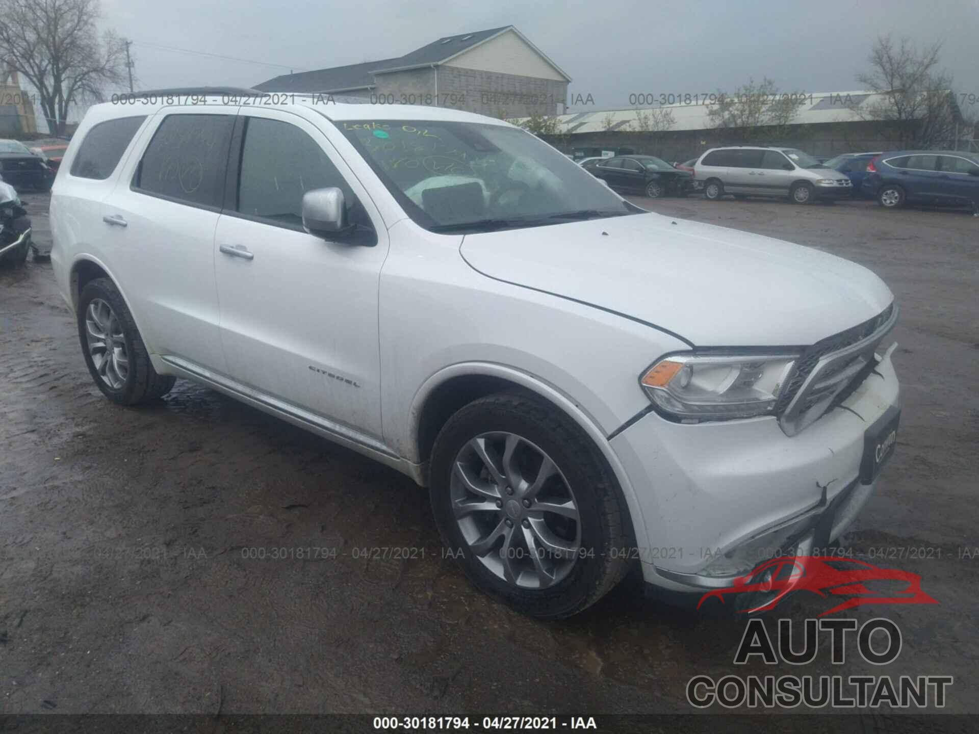 DODGE DURANGO 2017 - 1C4RDJEG1HC931110
