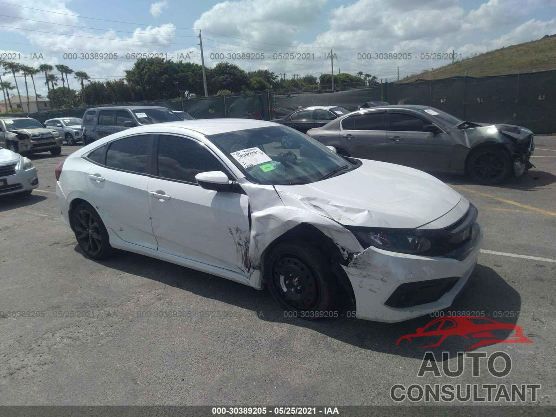 HONDA CIVIC SEDAN 2020 - 19XFC2F82LE007554