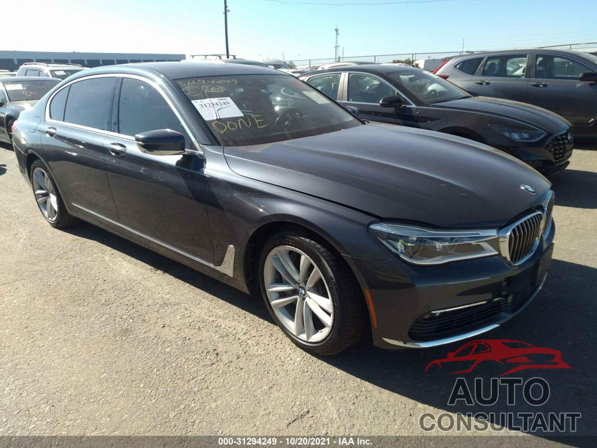 BMW 7 SERIES 2017 - WBA7F2C58HG422386