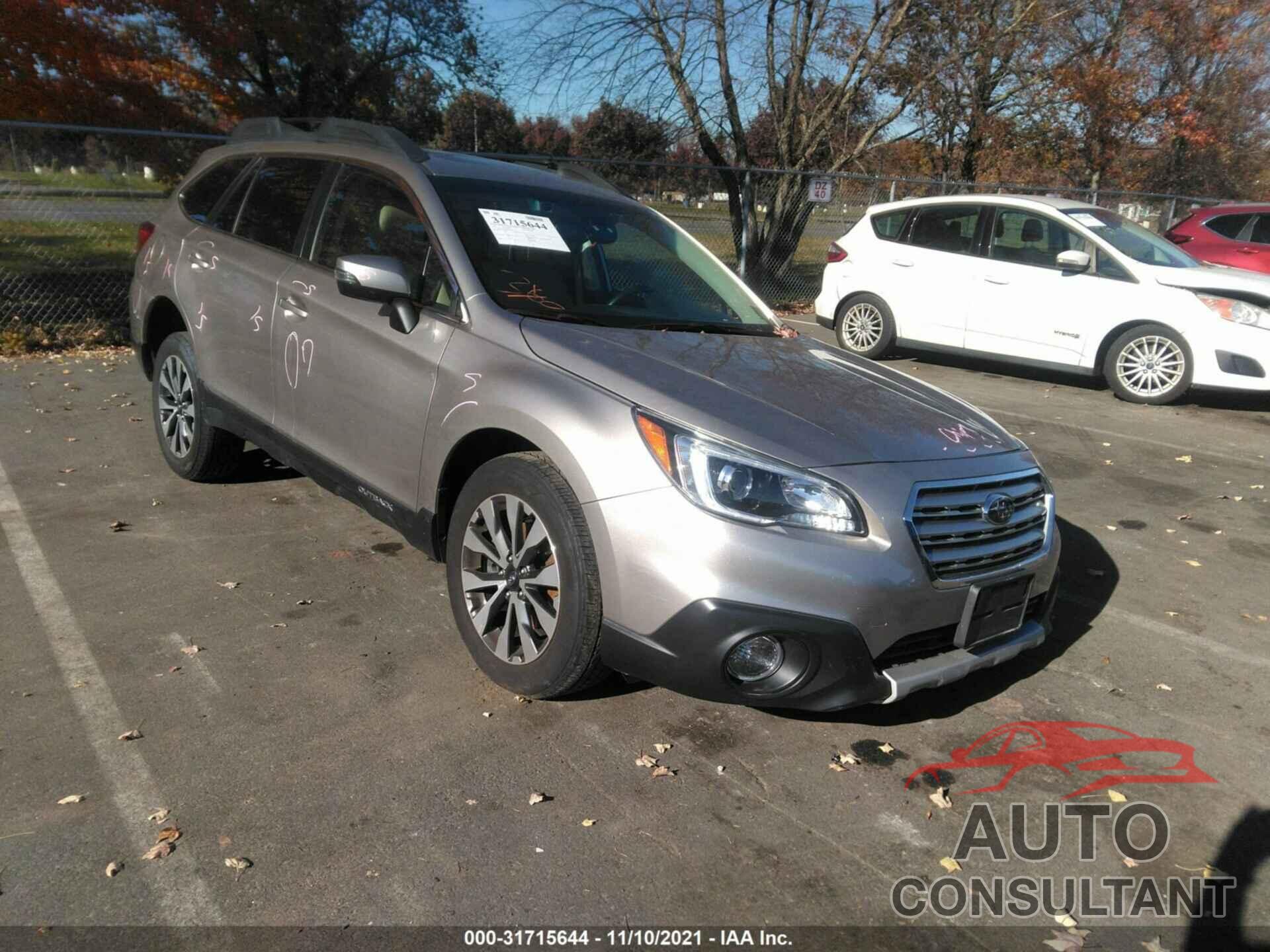 SUBARU OUTBACK 2016 - 4S4BSANC9G3352428