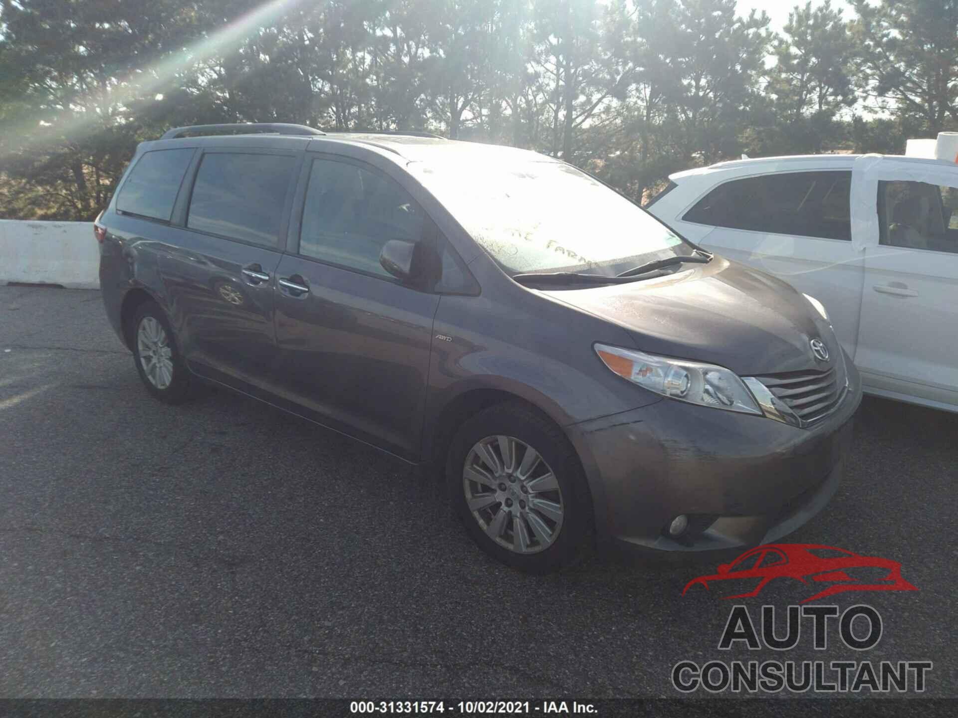 TOYOTA SIENNA 2017 - 5TDDZ3DC8HS153988