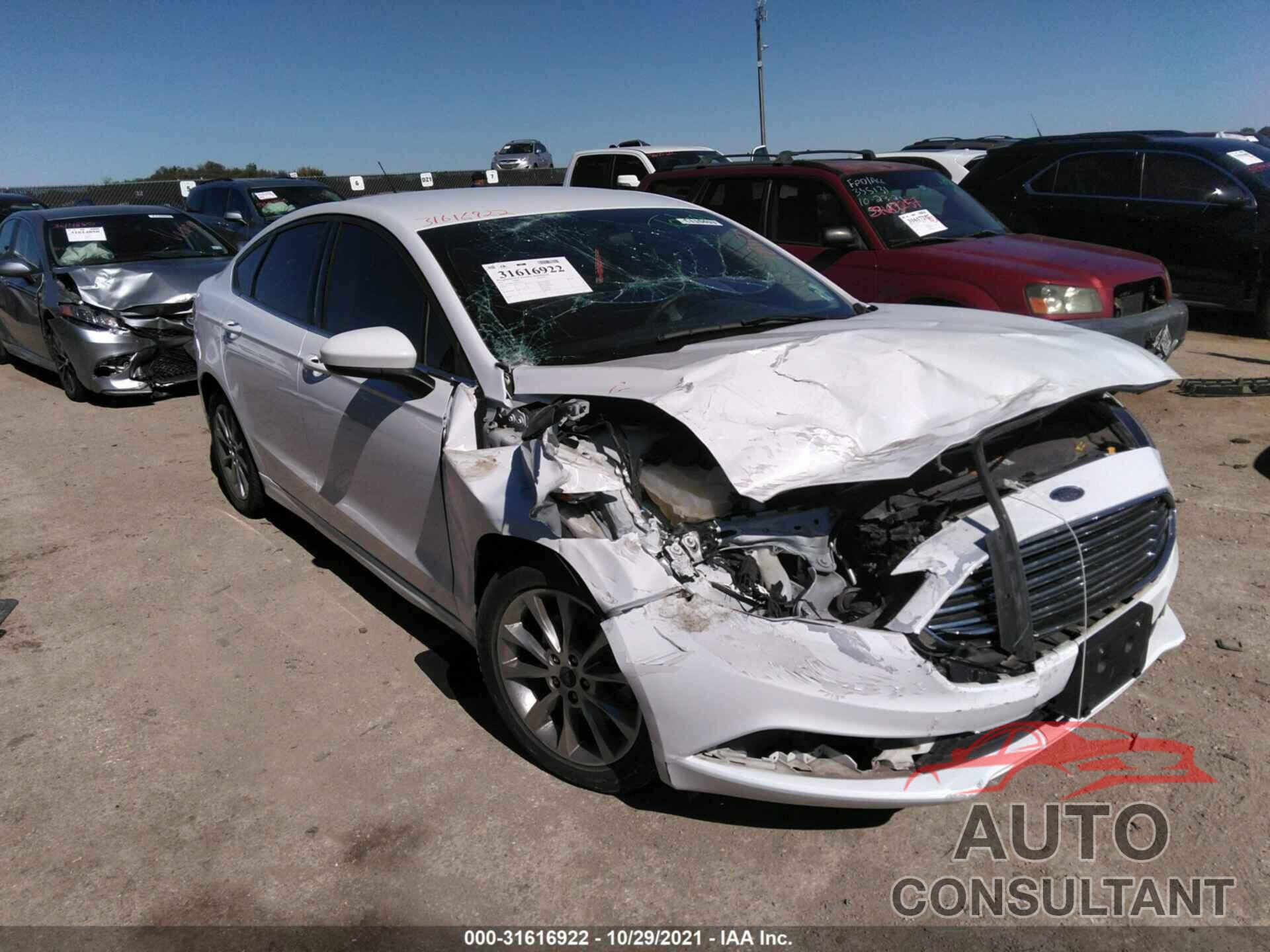 FORD FUSION 2017 - 3FA6P0H71HR370138