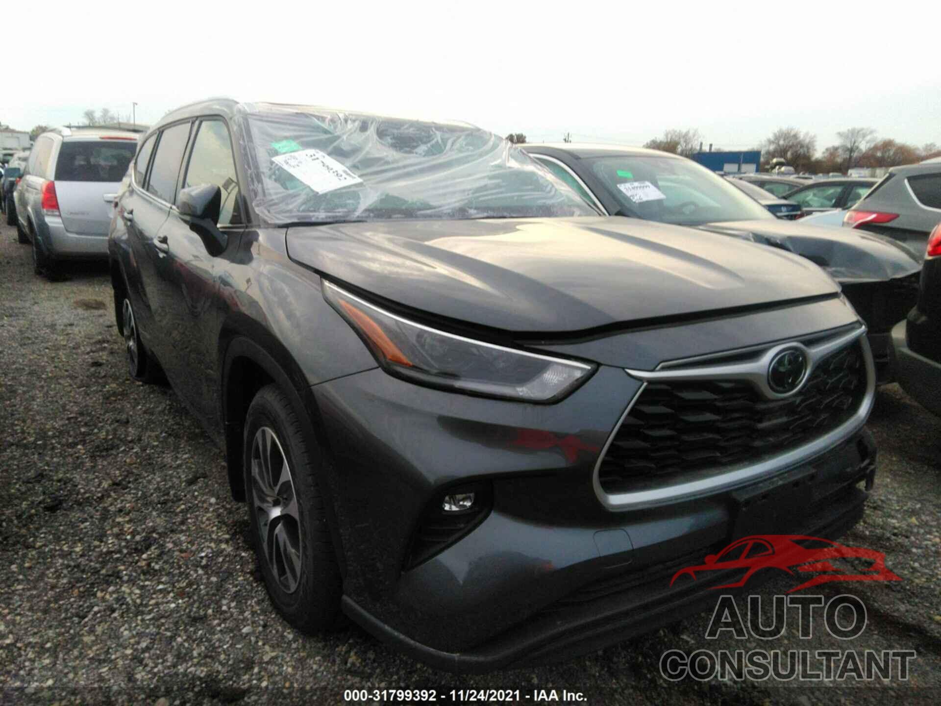 TOYOTA HIGHLANDER 2021 - 5TDGZRBH9MS527534