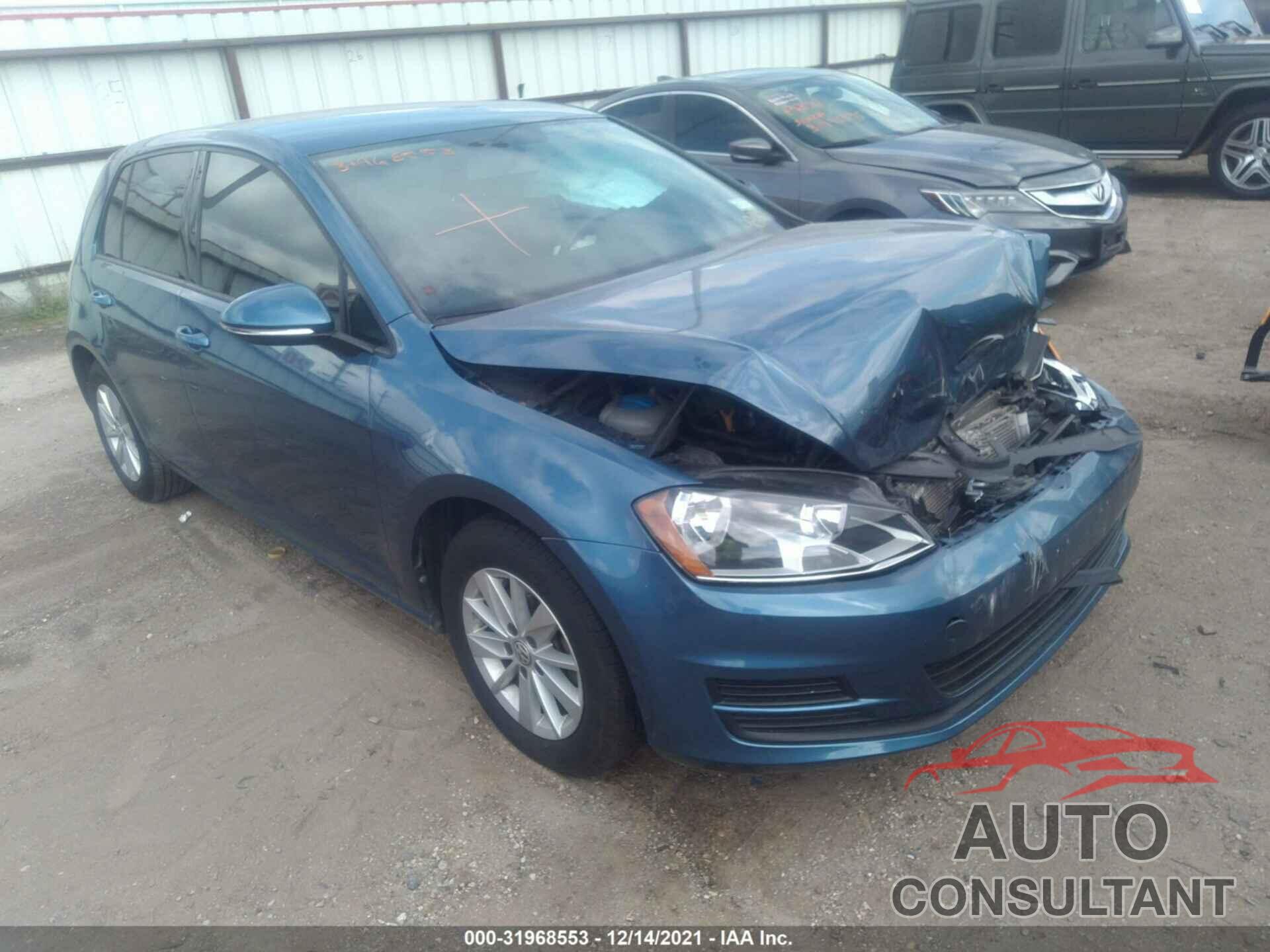 VOLKSWAGEN GOLF 2016 - 3VW217AU2GM039869