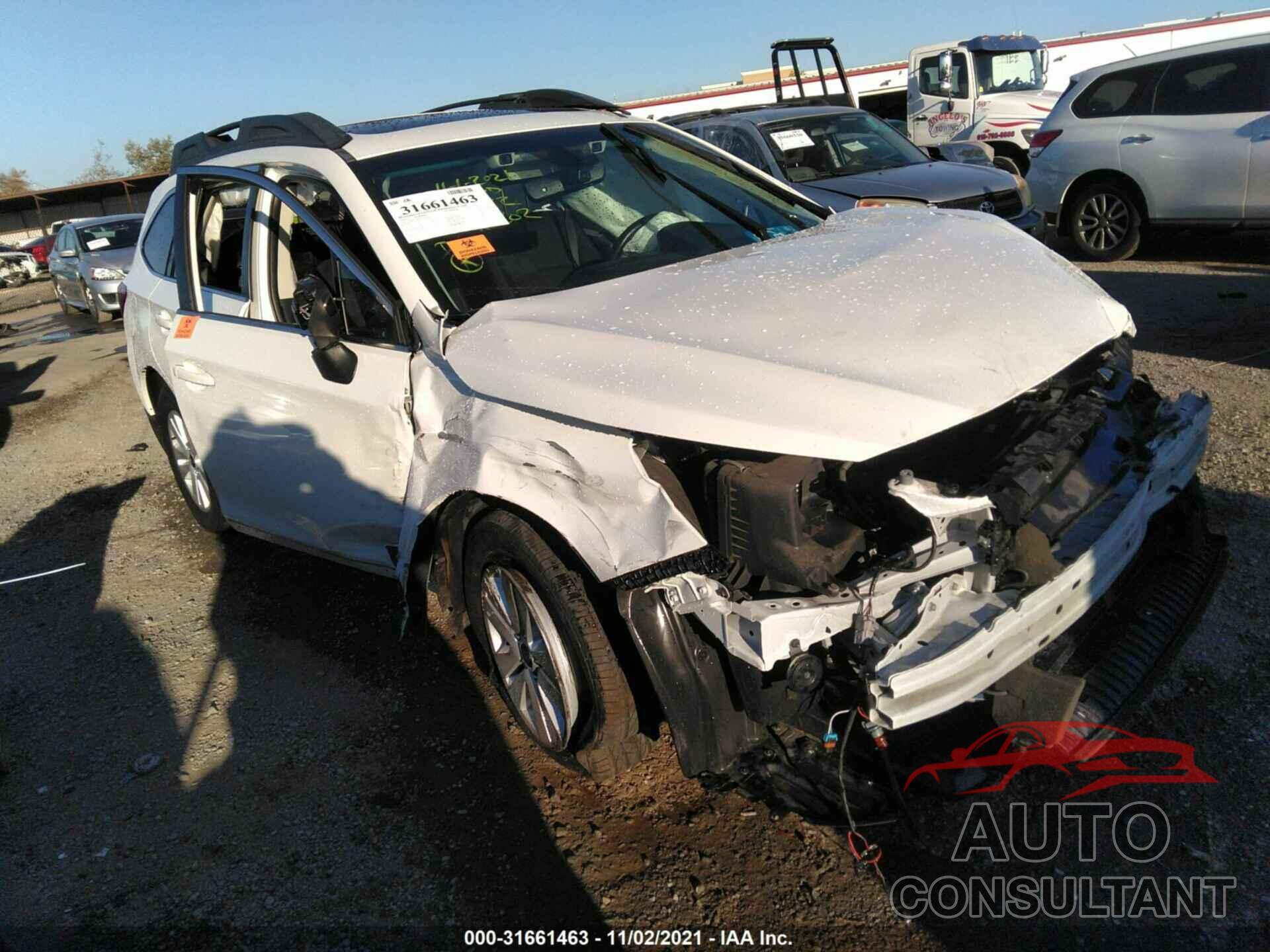 SUBARU OUTBACK 2019 - 4S4BSAHC7K3222202