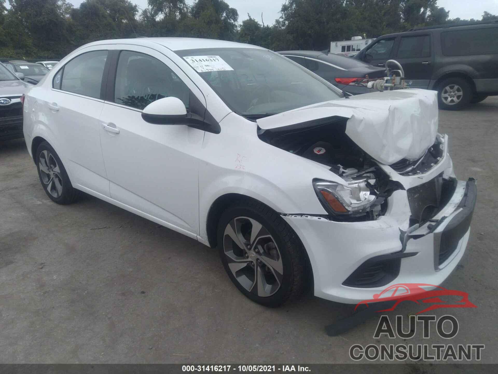 CHEVROLET SONIC 2019 - 1G1JF5SB3K4123116
