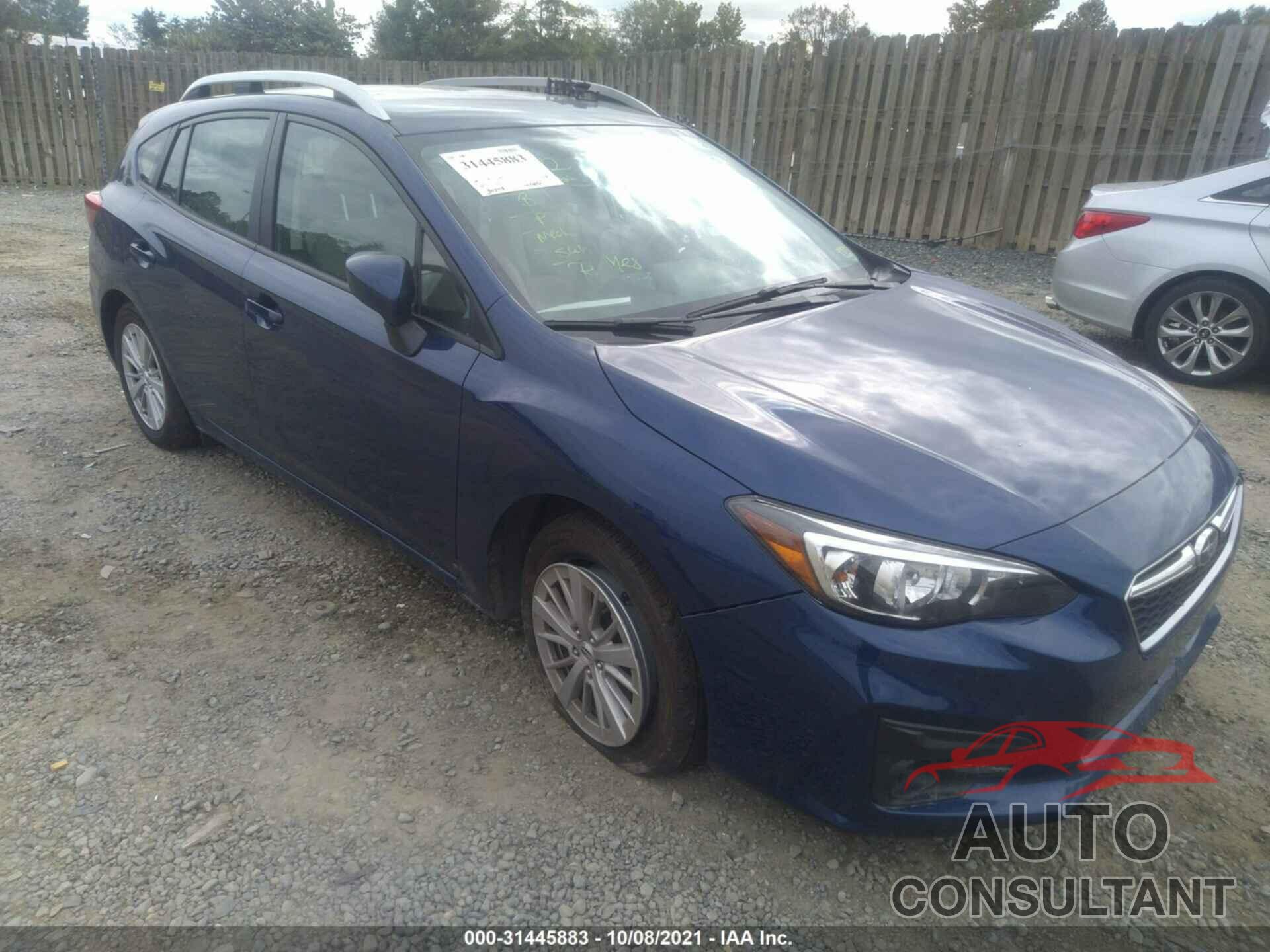 SUBARU IMPREZA 2018 - 4S3GTAB67J3750816