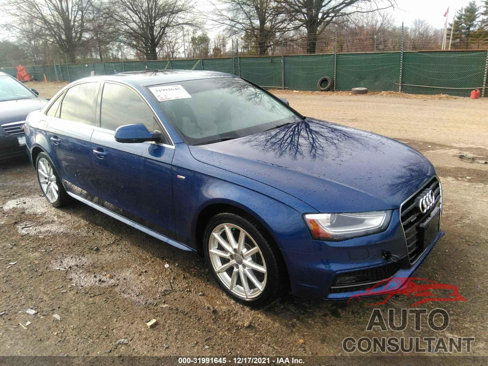 AUDI A4 2016 - WAUFFAFL7GN018036