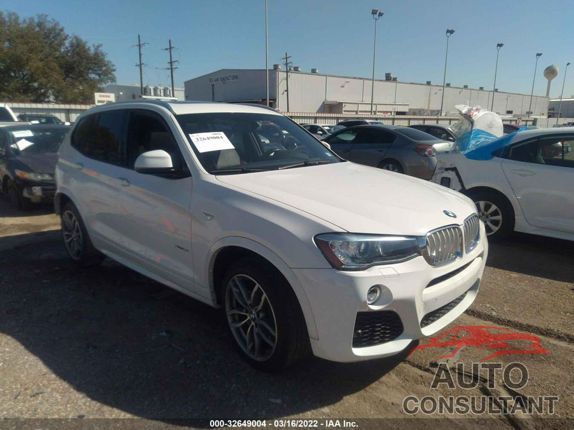 BMW X3 2016 - 5UXWX7C57G0S17396