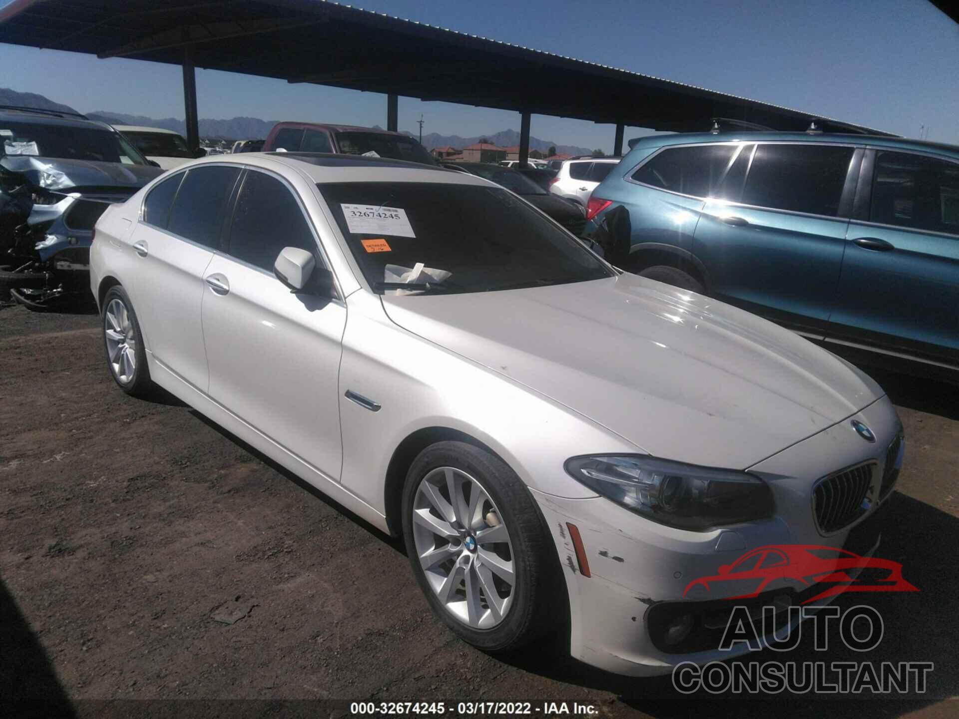 BMW 5 SERIES 2016 - WBA5B1C5XGG553718