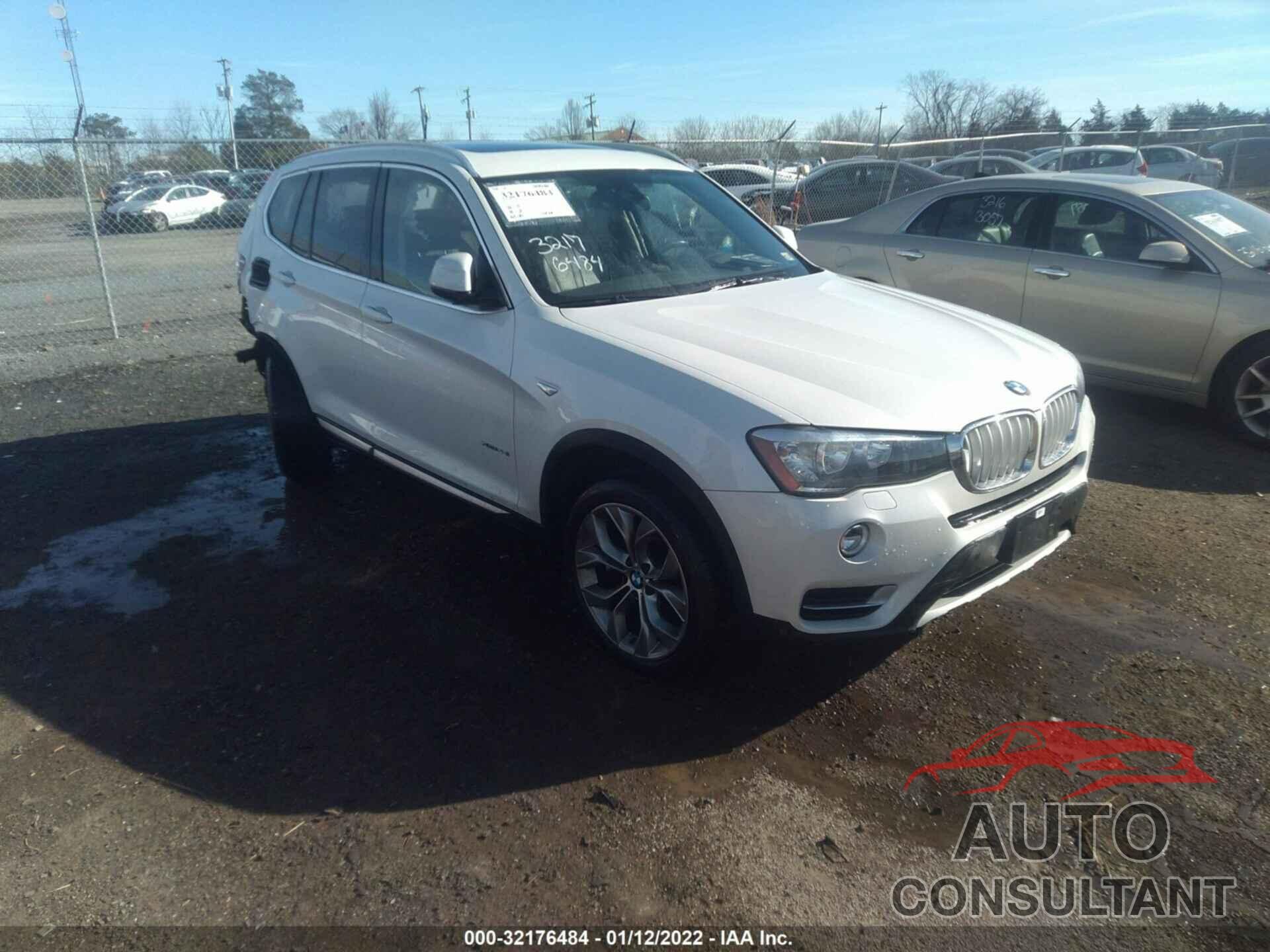 BMW X3 2016 - 5UXWX9C50G0D87582