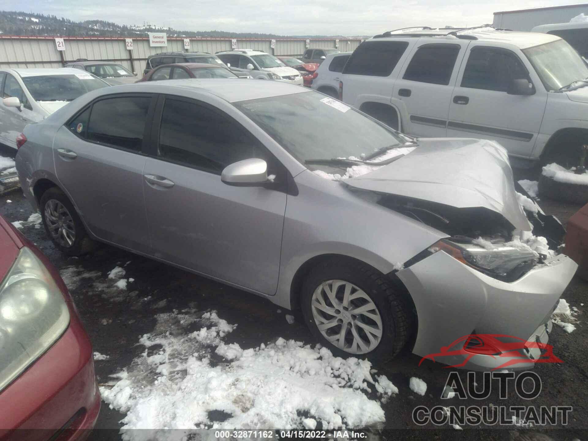 TOYOTA COROLLA 2019 - 2T1BURHE3KC199183