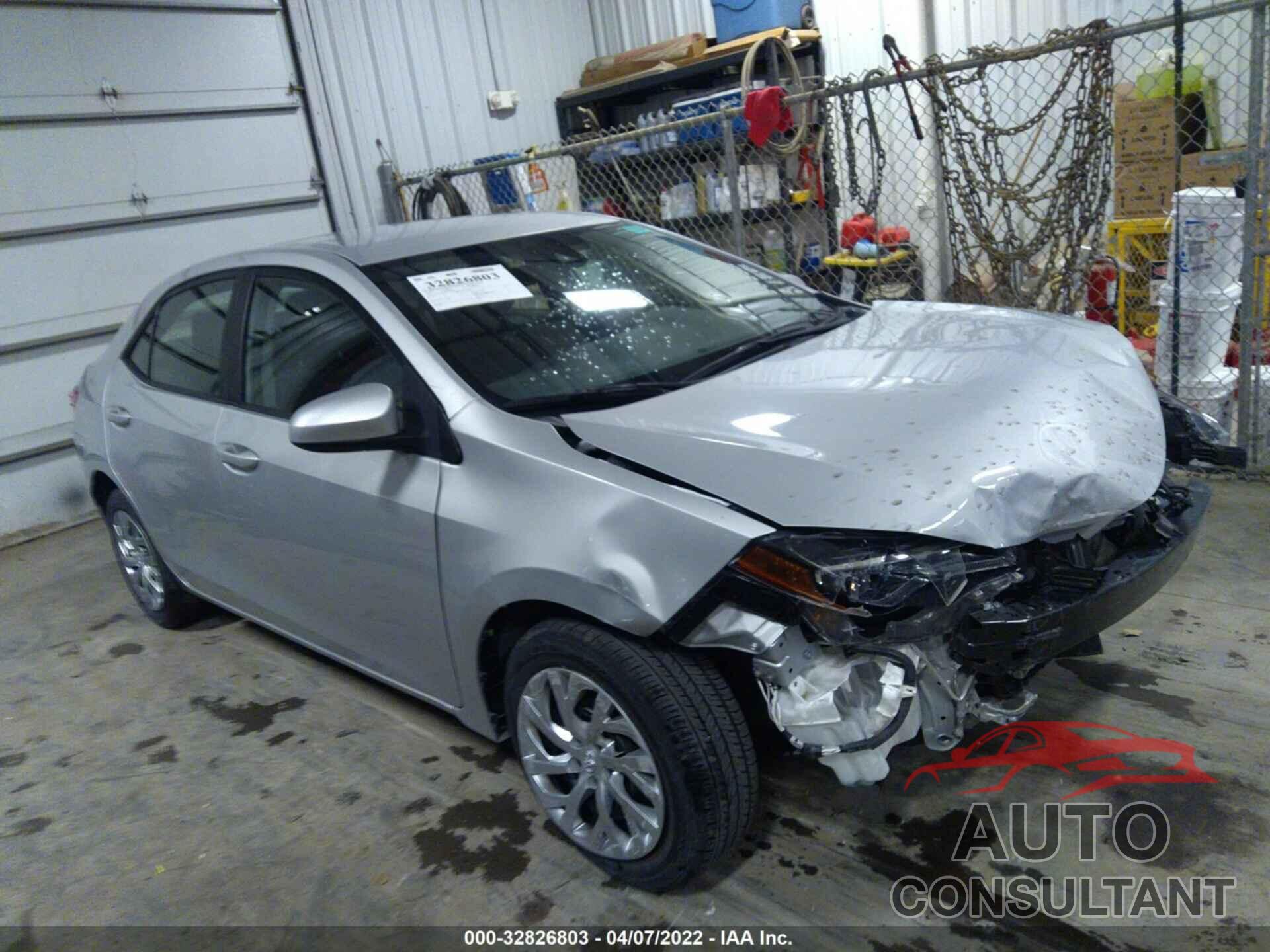 TOYOTA COROLLA 2019 - 2T1BURHE5KC128986